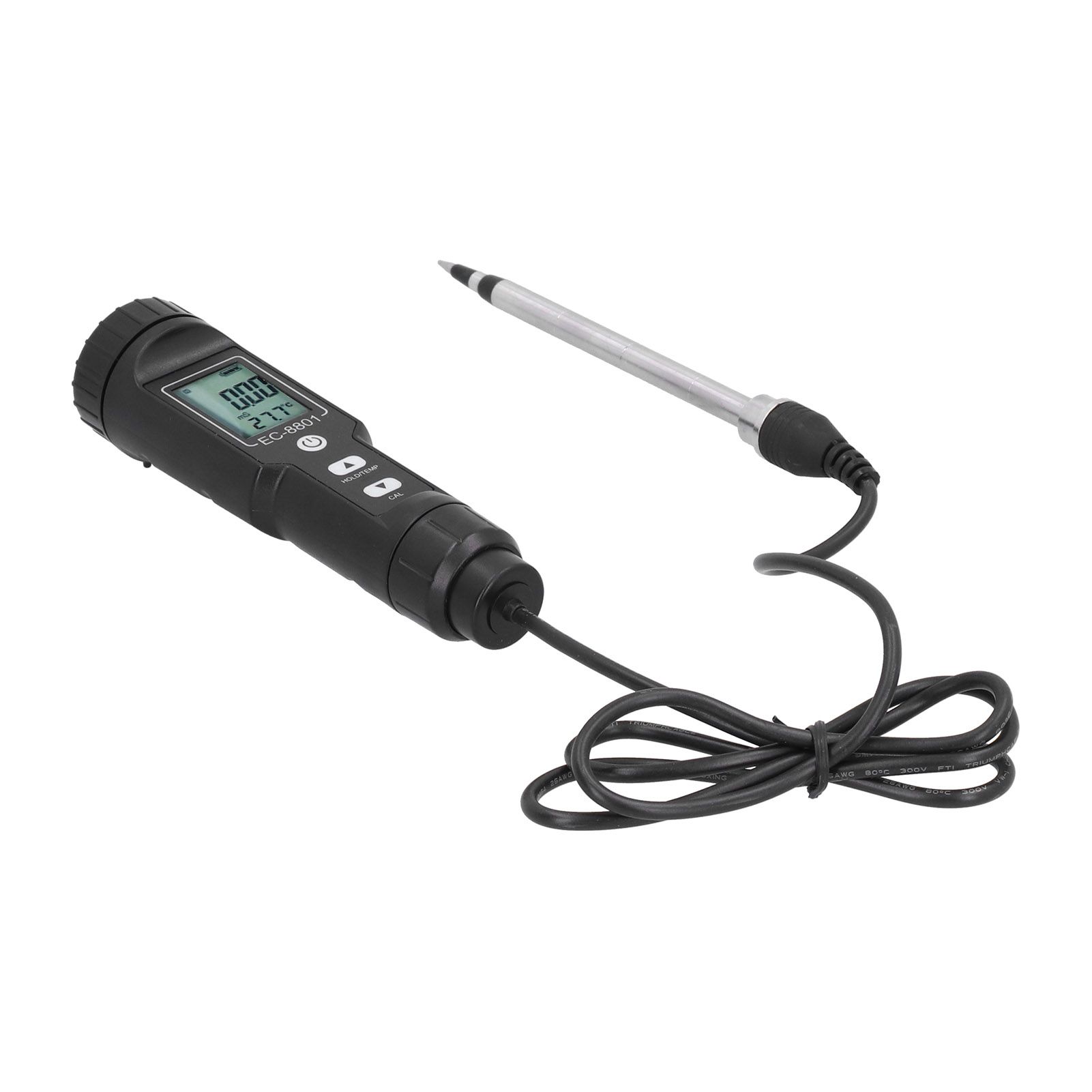 Portable Soil Tester Soil EC Salinity Tester with Probe for Gardening Plants view 9