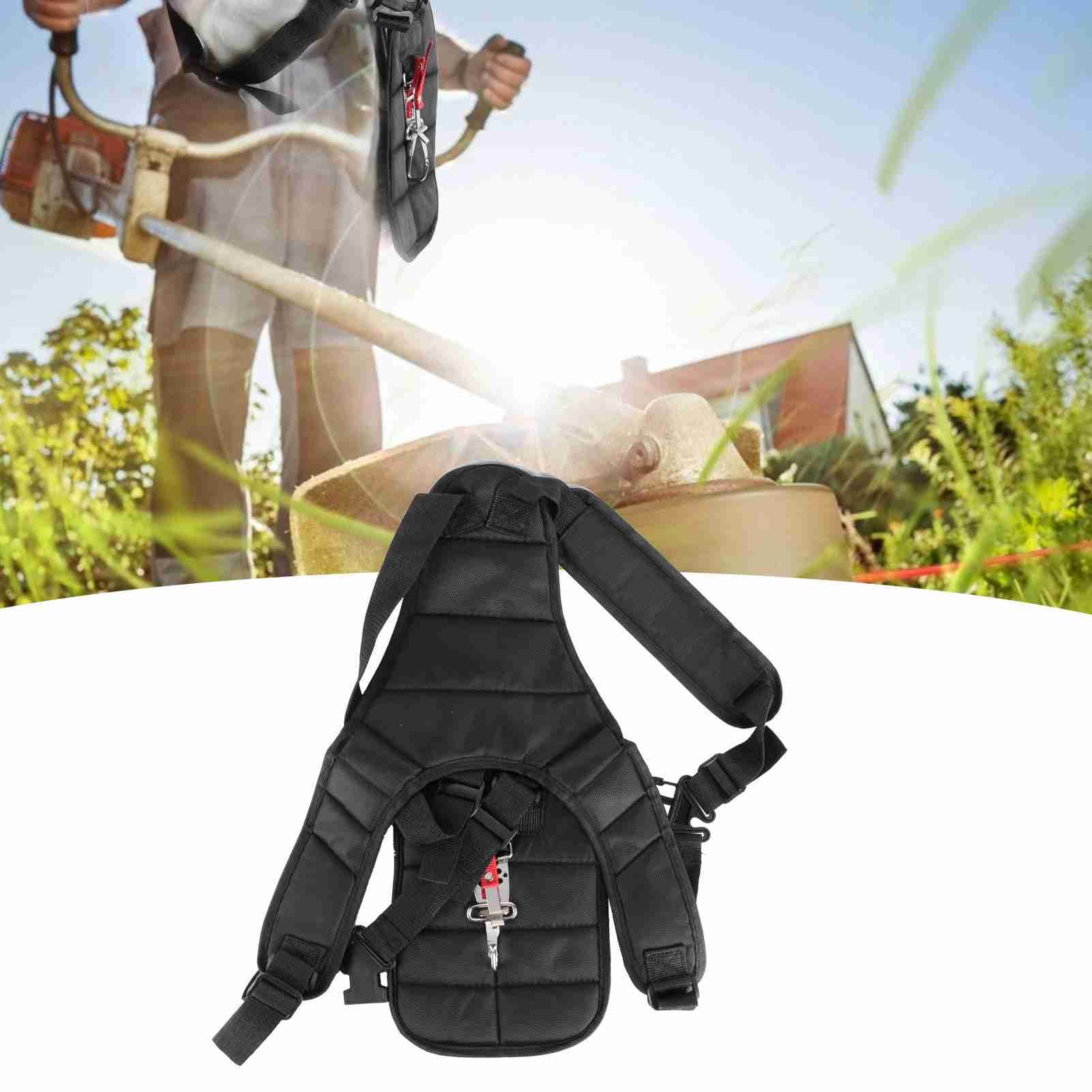 Trimmer Shoulder Strap Harness Garden Brush Cutter Lawn Mower Nylon Belt view 11
