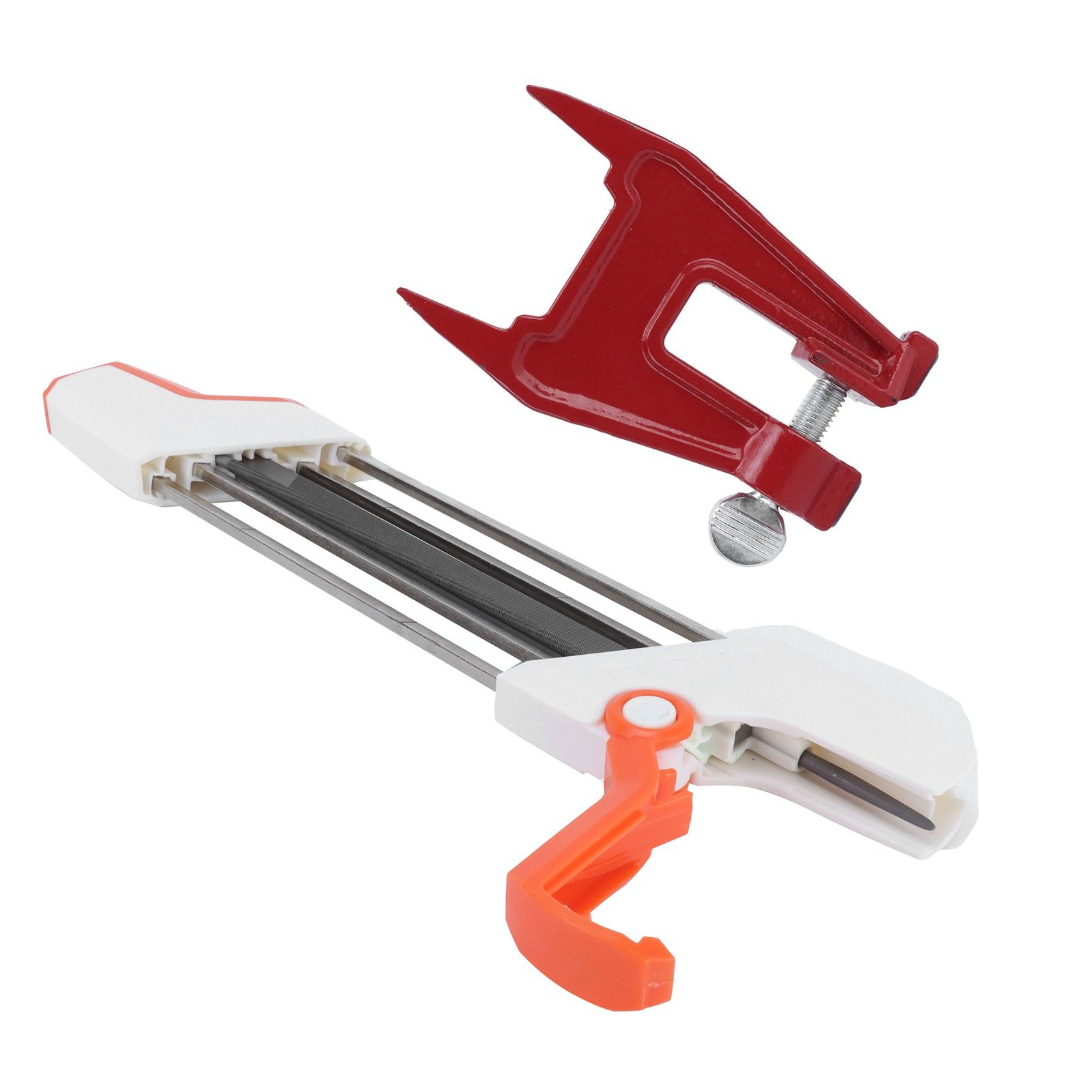 4.0mm Manual Chainsaw File Chain Sharpener with Chainsaw Filing Vise Set view 4