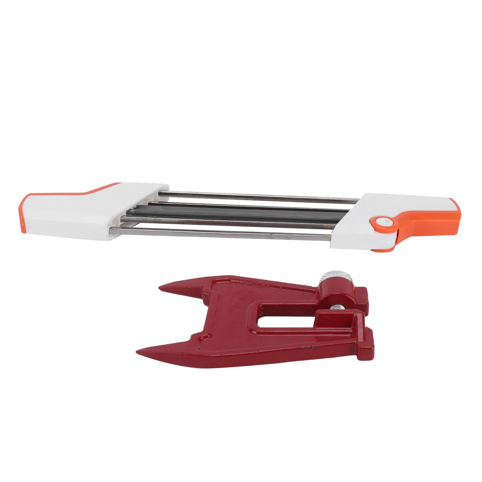 4.8mm Chainsaw Chain Sharpener Sharpening File with Chainsaw Filing Vise Set view 3