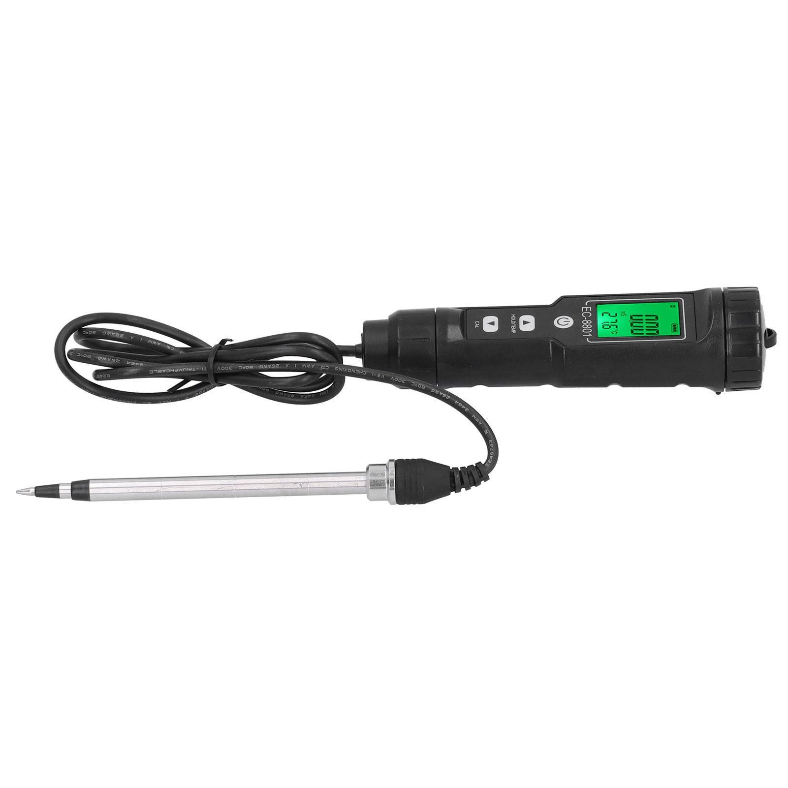 Soil EC Temperature Tester with Backlight Portable Conductivity Meter view 5