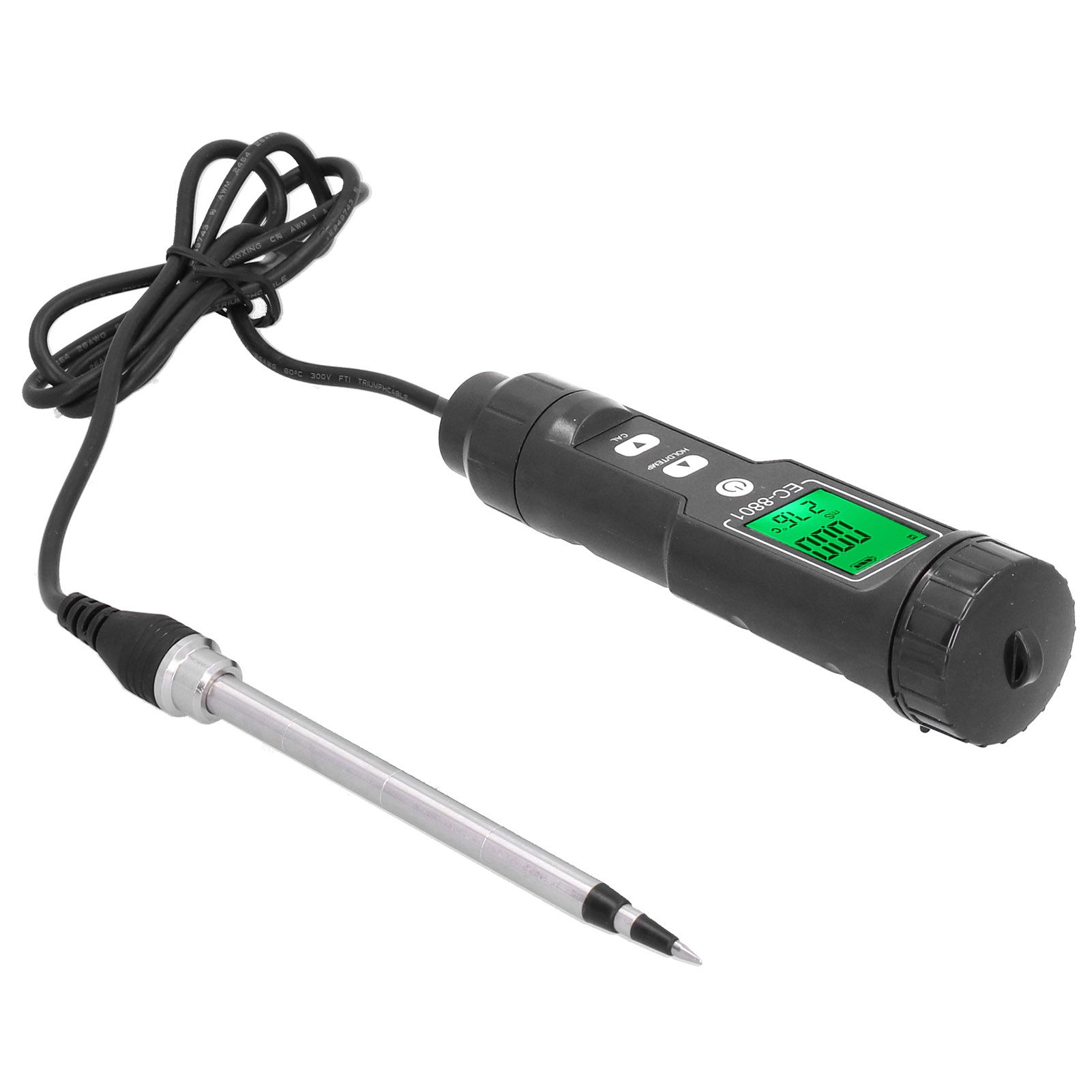 Soil EC Temperature Tester with Backlight Portable Conductivity Meter view 8