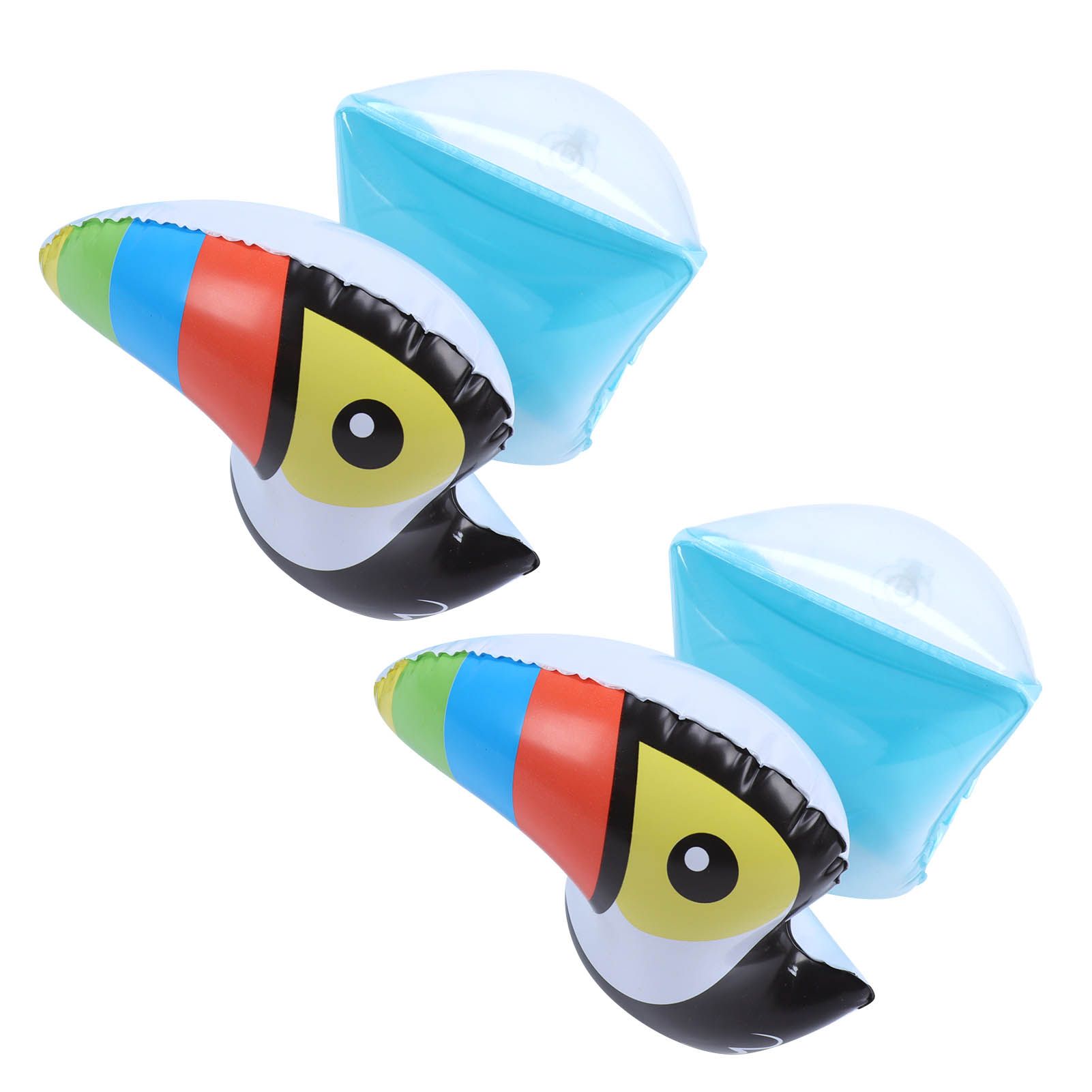 Inflatable Swim Arm Band Cute Toucan Pattern PVC Nontoxic Inflatable Swimming view 3