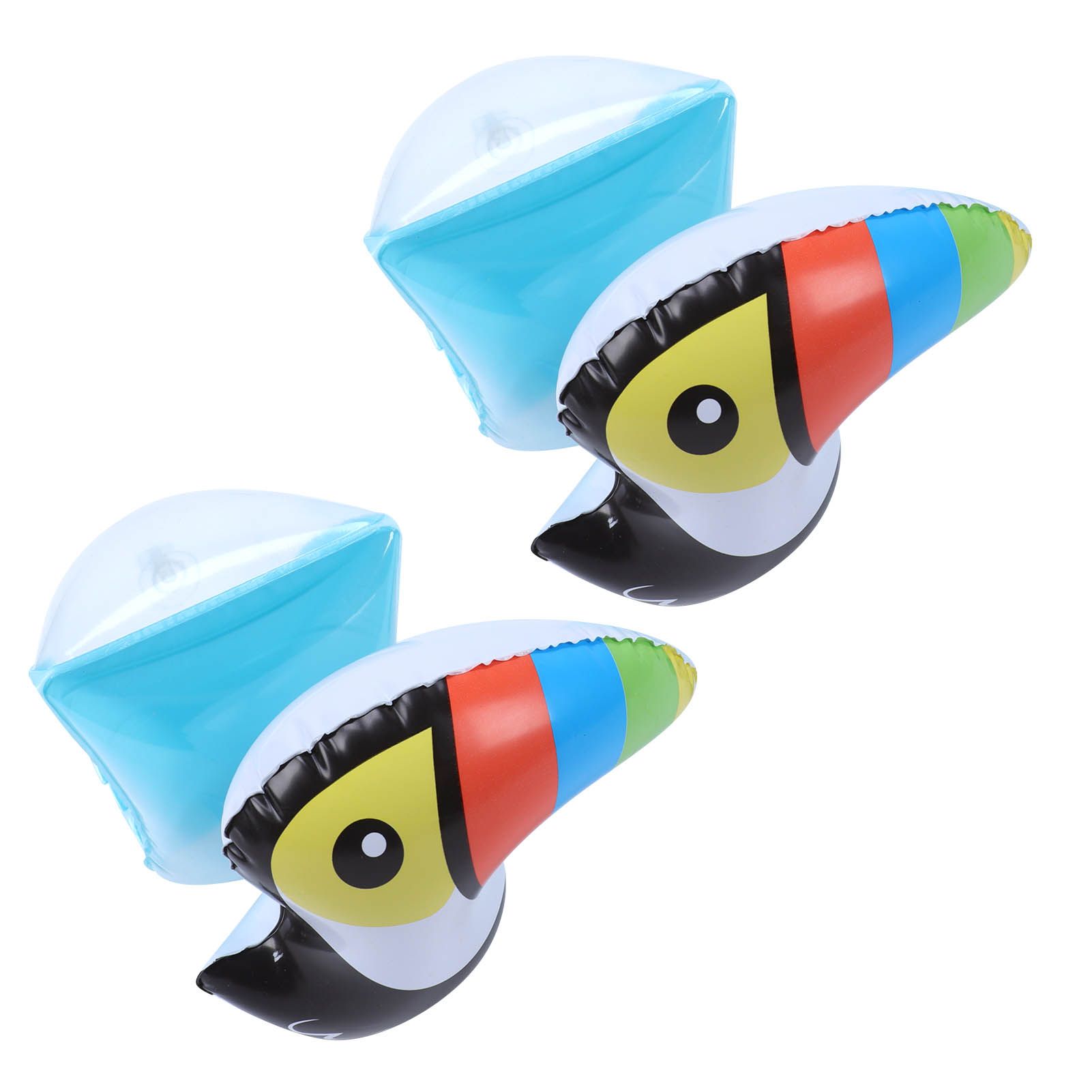 Inflatable Swim Arm Band Cute Toucan Pattern PVC Nontoxic Inflatable Swimming view 5