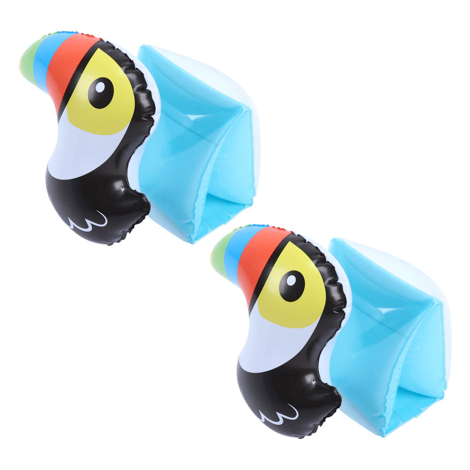 Inflatable Swim Arm Band Cute Toucan Pattern PVC Nontoxic Inflatable Swimming view 6