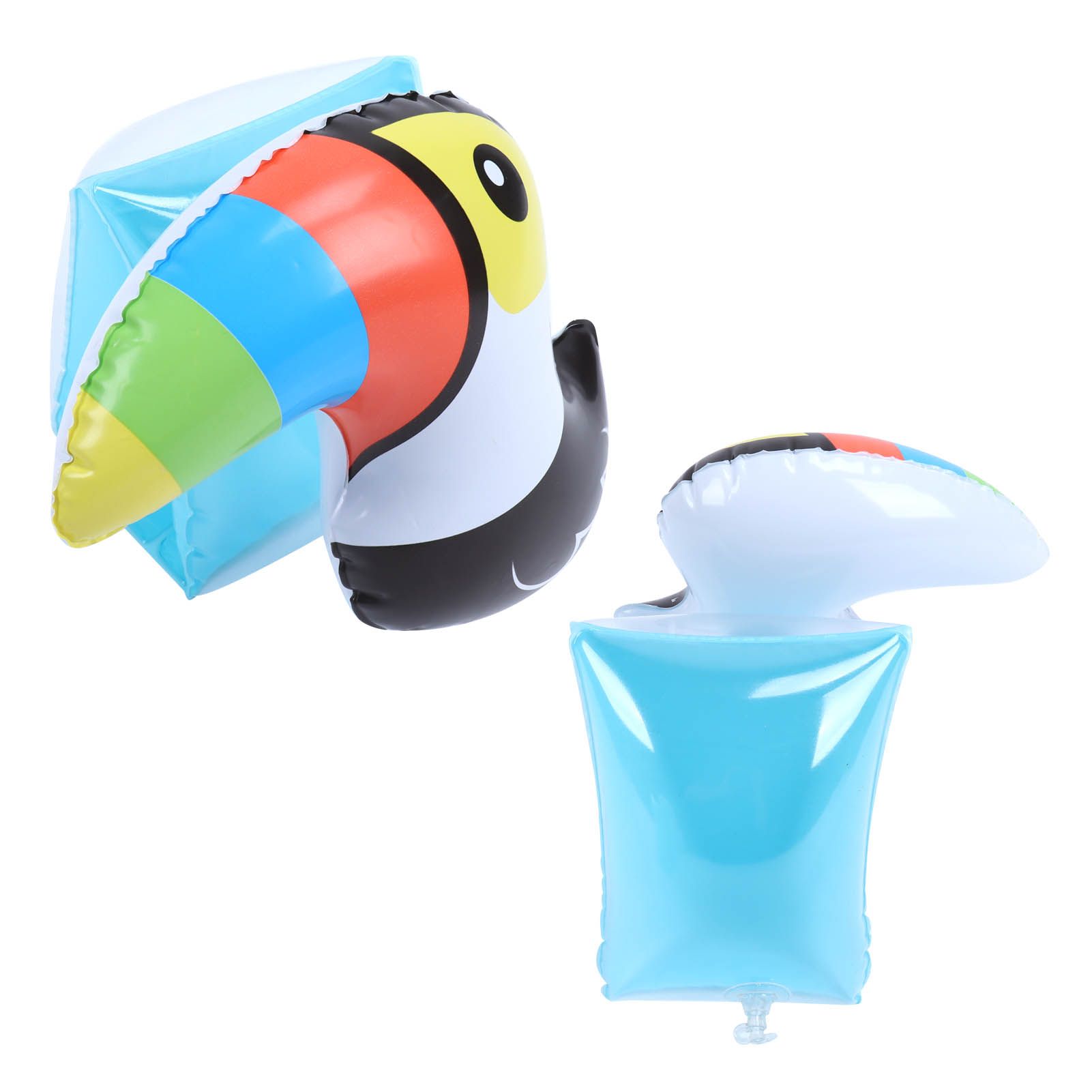 Inflatable Swim Arm Band Cute Toucan Pattern PVC Nontoxic Inflatable Swimming view 8