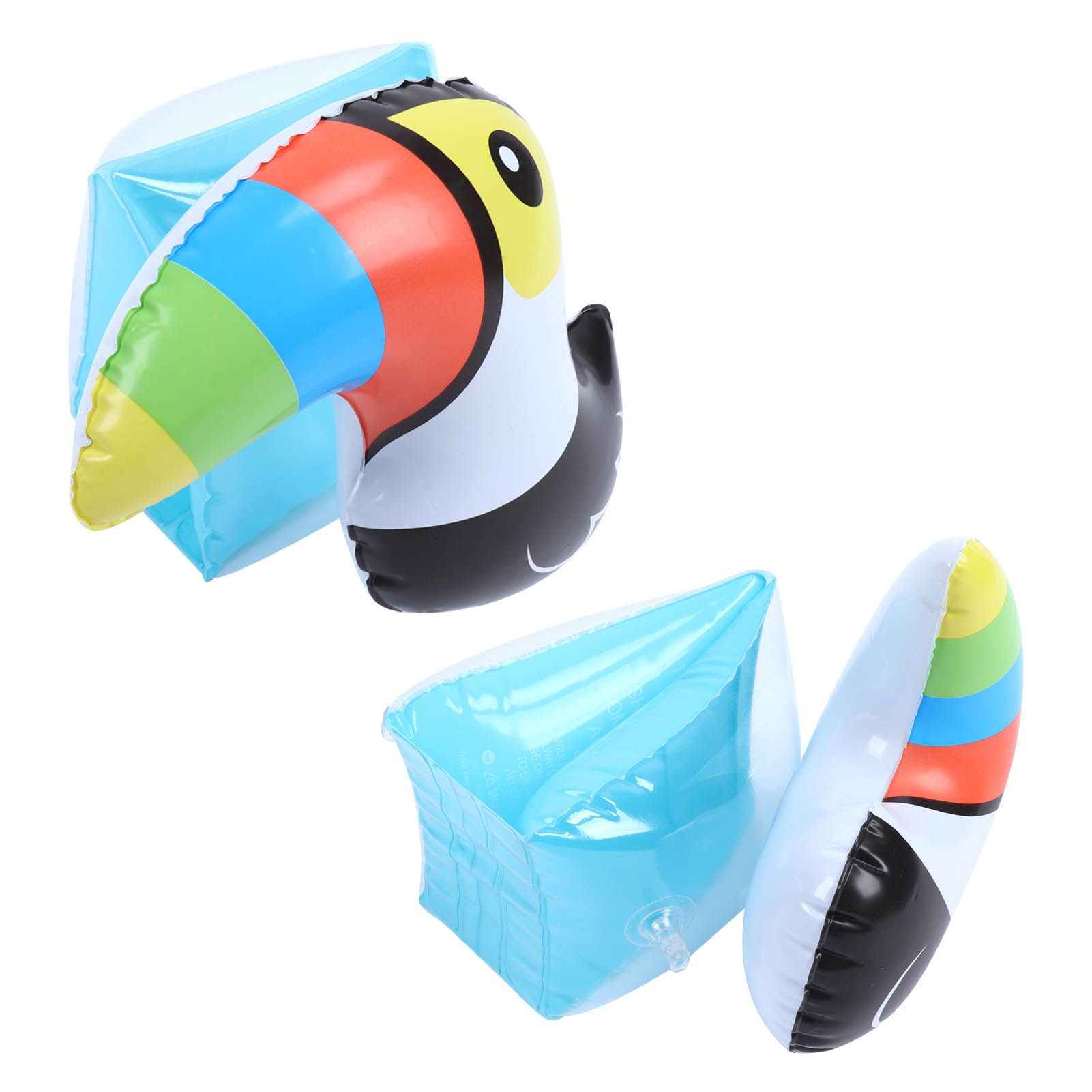 Inflatable Swim Arm Band Cute Toucan Pattern PVC Nontoxic Inflatable Swimming view 10