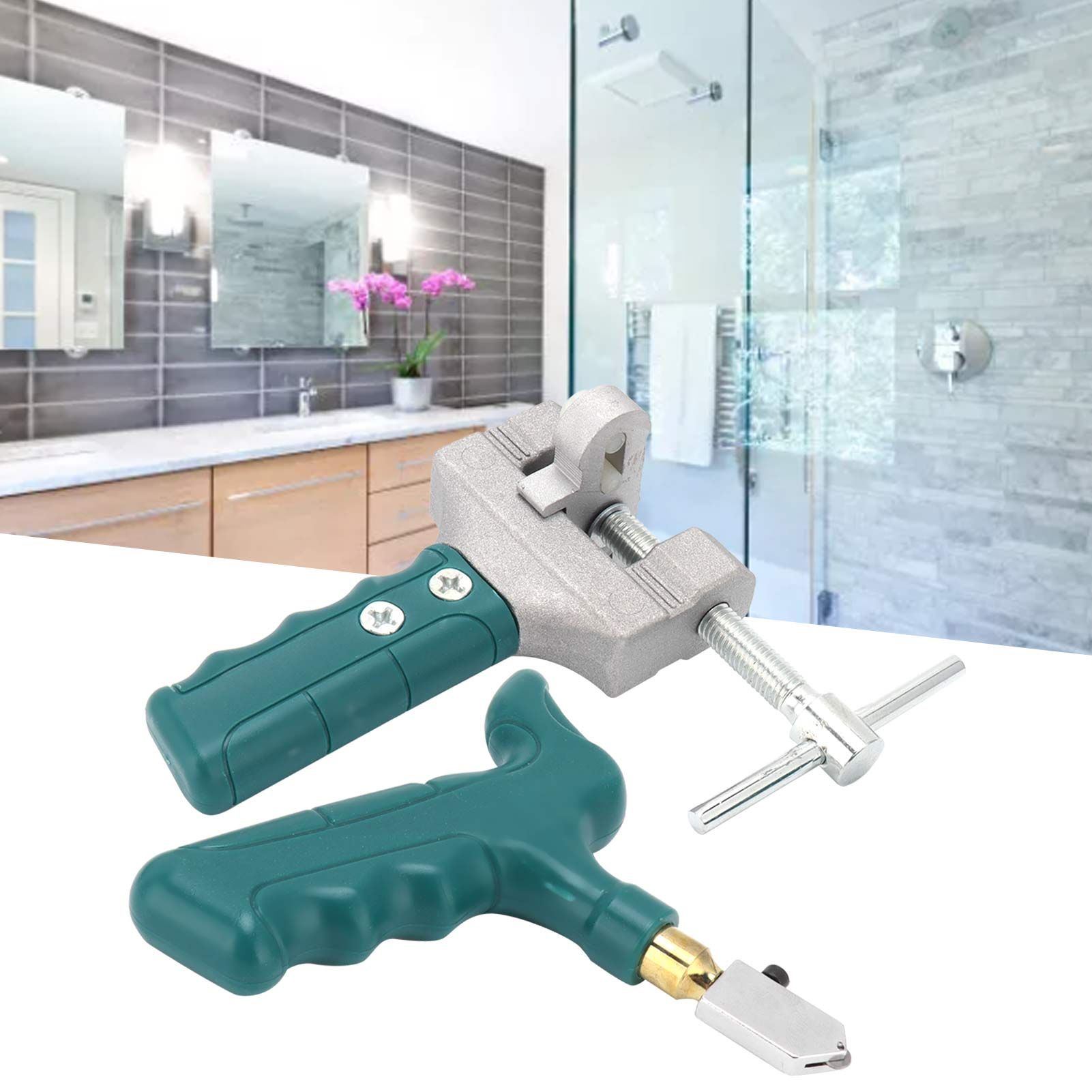 Glass Cutter Kit Portable Handheld Manual Ceramic Tile Opener Cutting Tool view 12