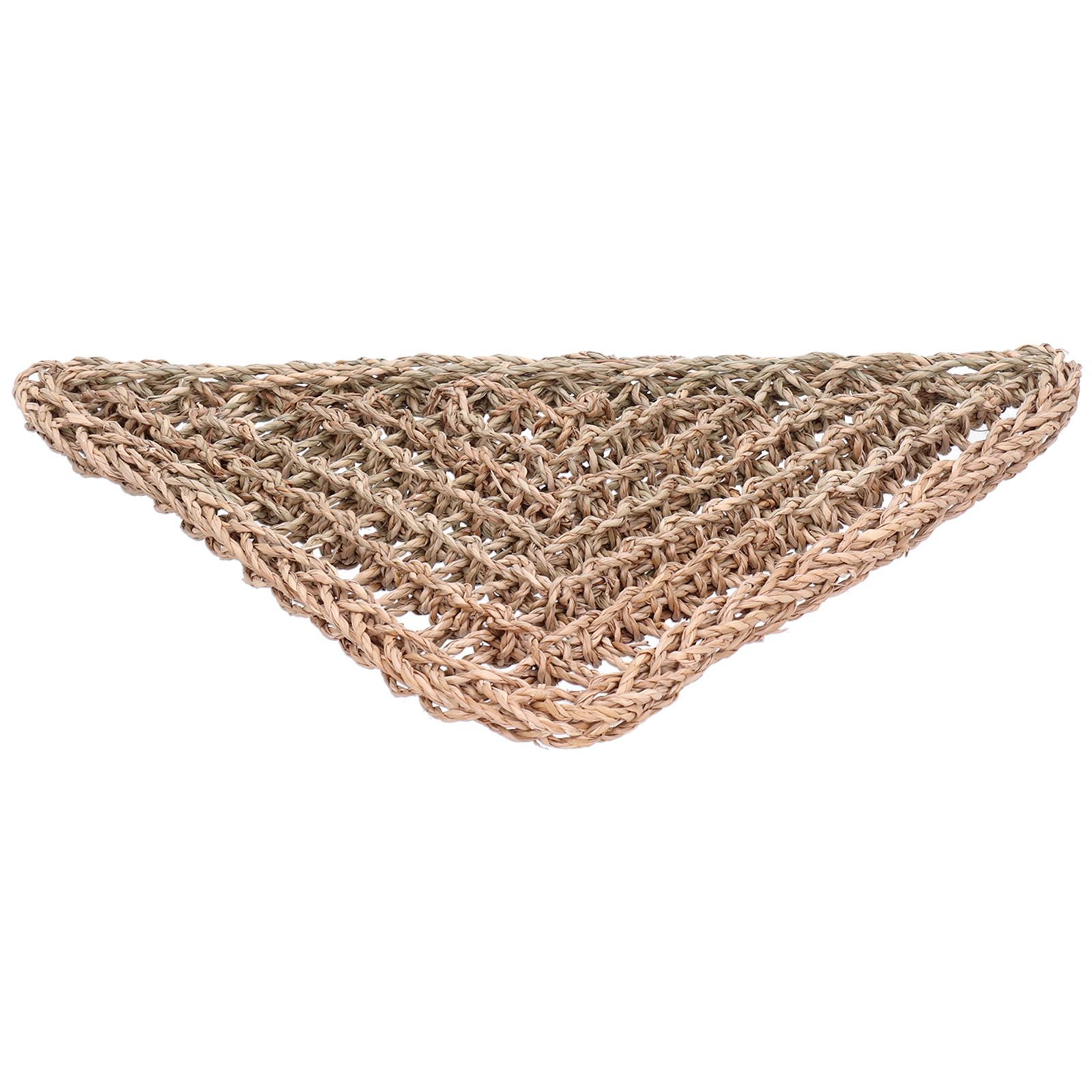 Triangular 32x32x42CM Lizard Hammock Animal Crawling Mat Straw Matress Reptile