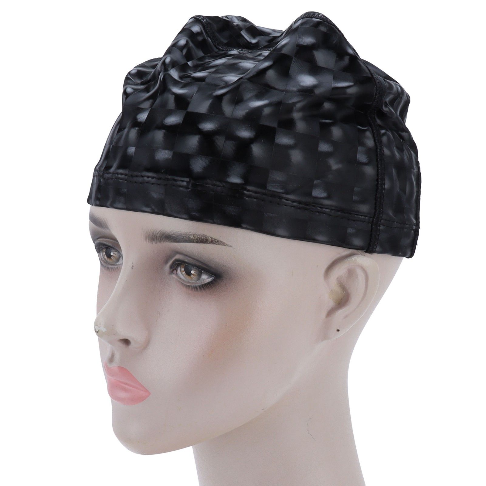 Swimming Cap Bright Color Waterproof Swimming Cap Hot Spring Swimming Cap for view 10