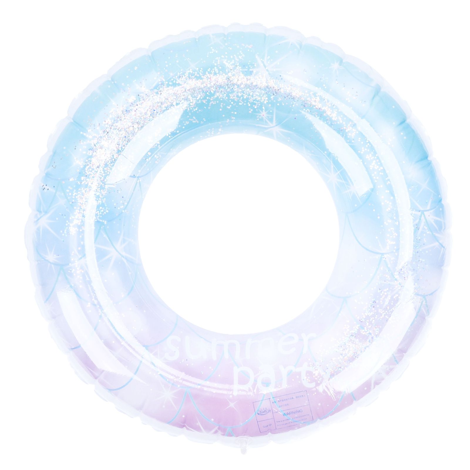Inflatable Swimming Pool Buoy Sweet Color Flashing Swimming Ring for Summer view 2