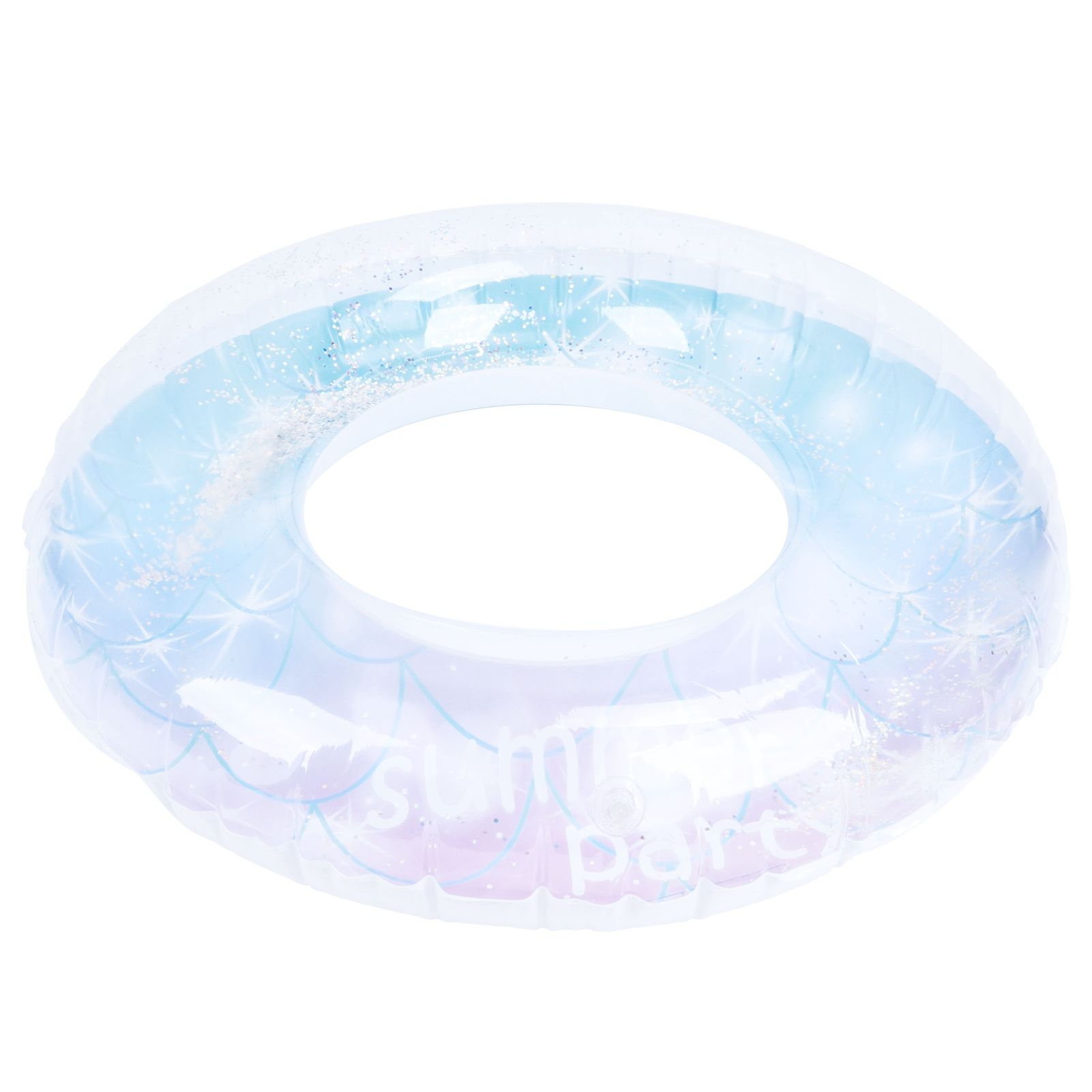 Inflatable Swimming Pool Buoy Sweet Color Flashing Swimming Ring for Summer view 7