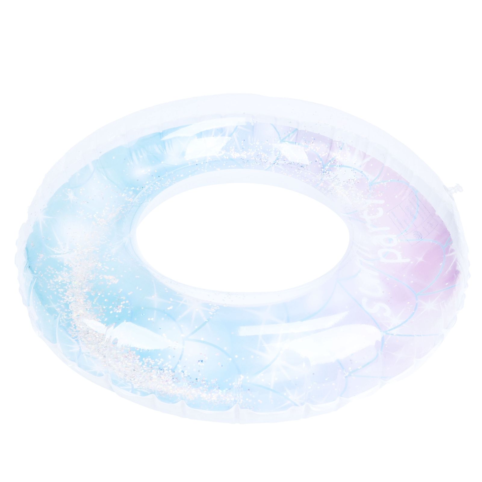 Inflatable Swimming Pool Buoy Sweet Color Flashing Swimming Ring for Summer view 9