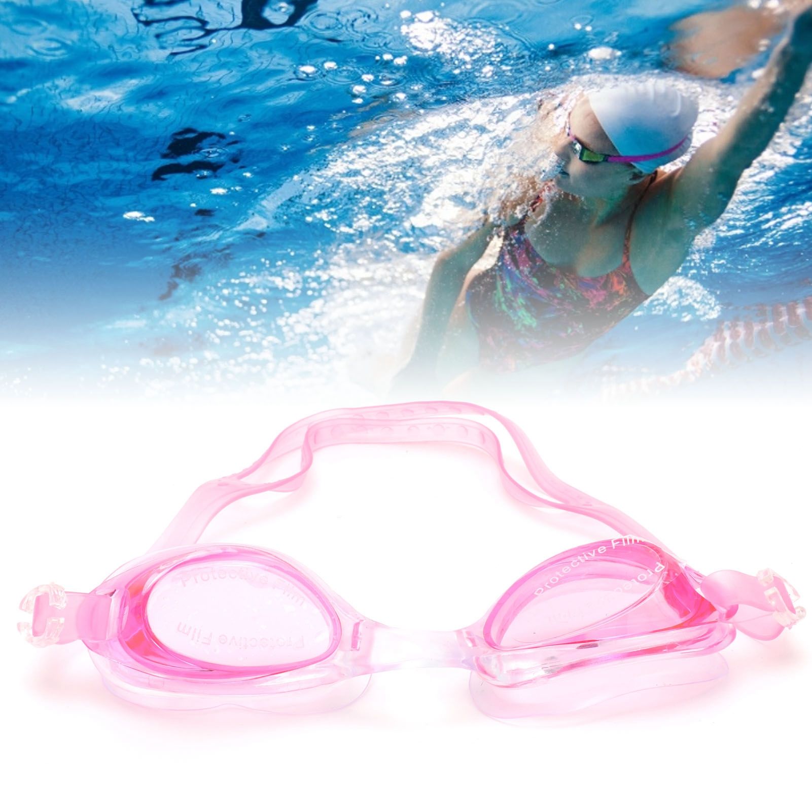 Swimming Goggles Waterproof Antifog Antileakage Swimming Glasses with Glasses view 11