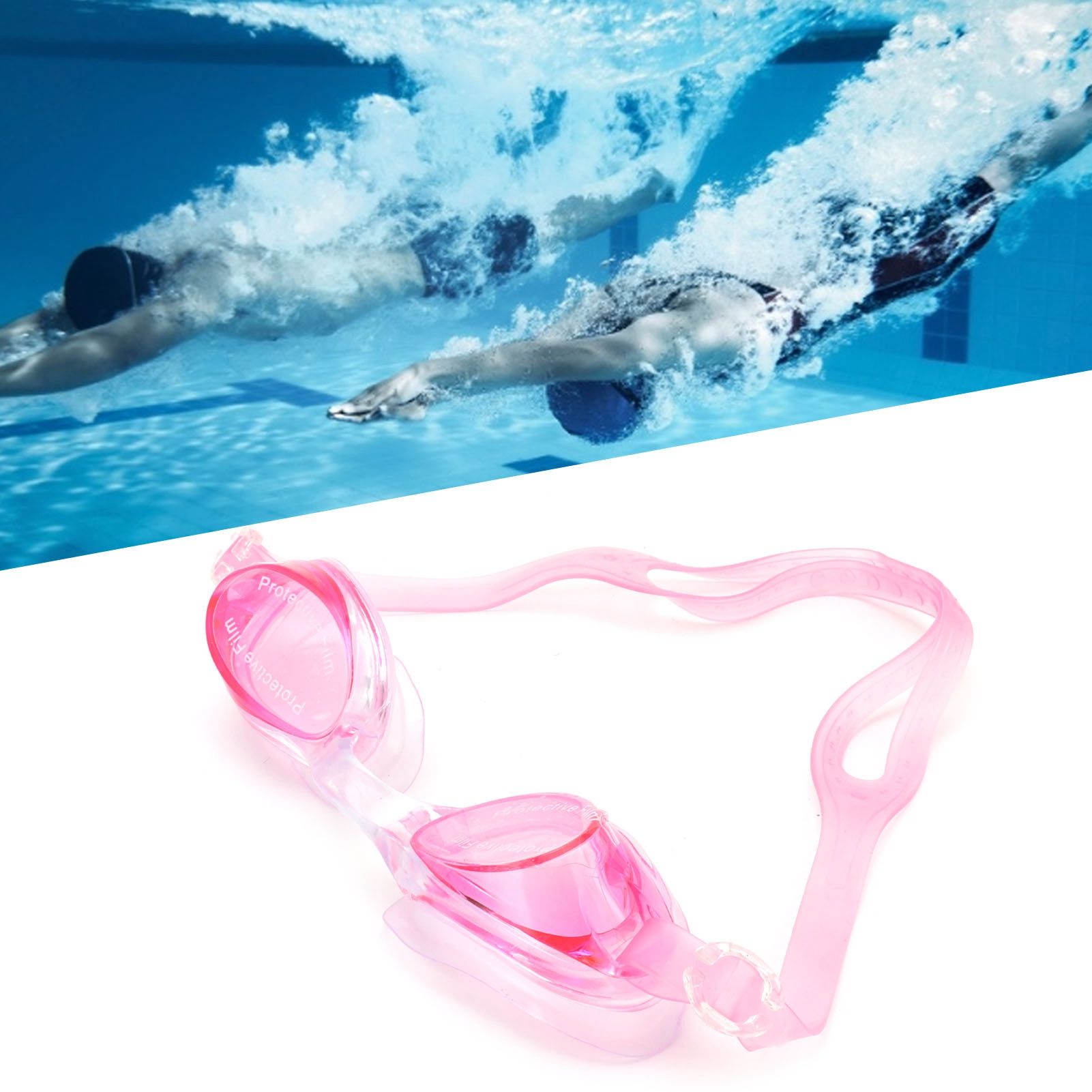 Swimming Goggles Waterproof Antifog Antileakage Swimming Glasses with Glasses view 12
