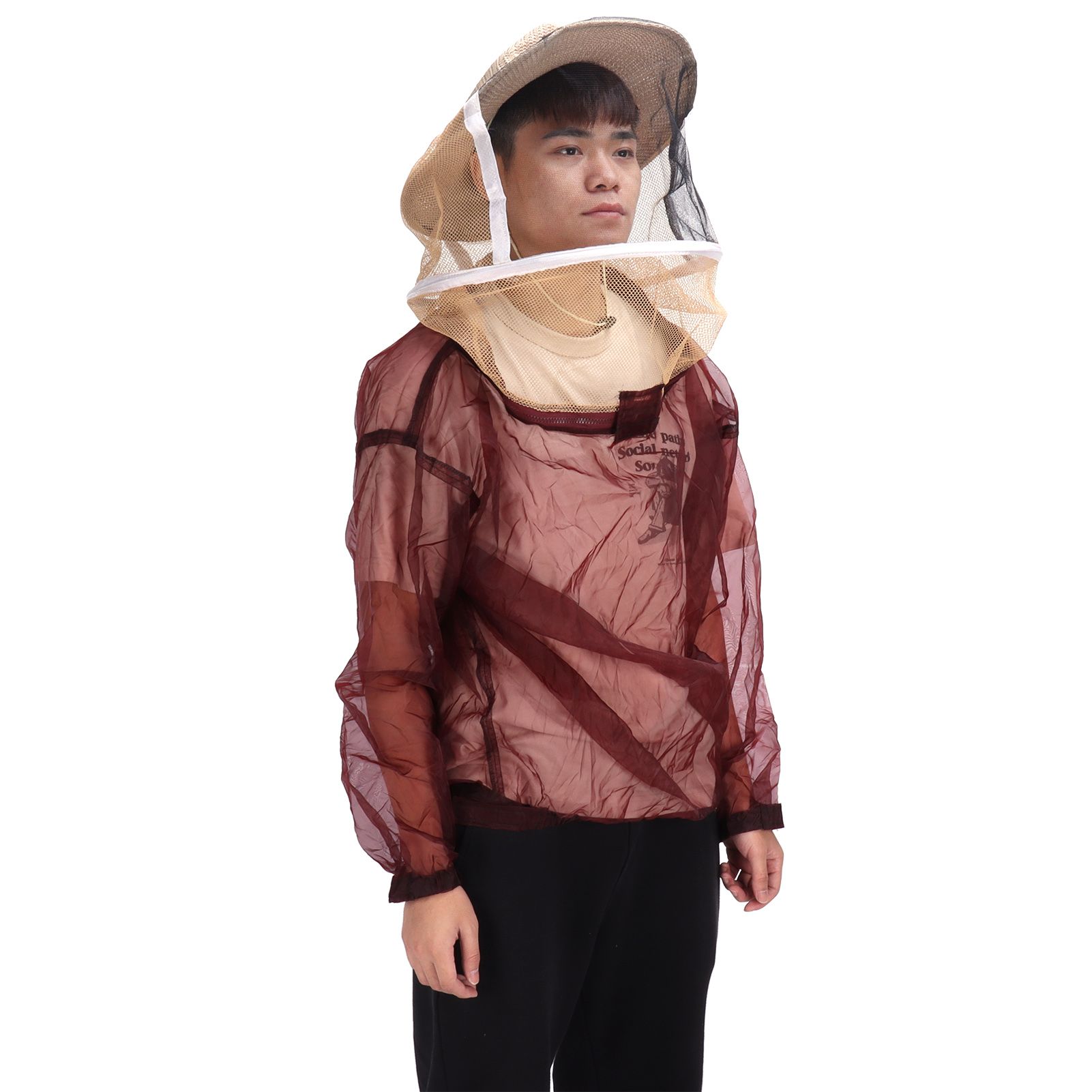 Beekeeping Protective Veil Jacket Clothes with Hat Bee Suit Beekeeper Supplies view 9