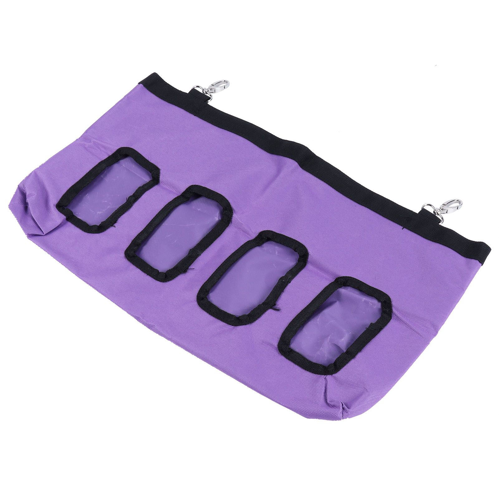 Rabbit Feeder Bag Hanging Feeding Tote with 4 Holes for Small Animals Feeding view 3