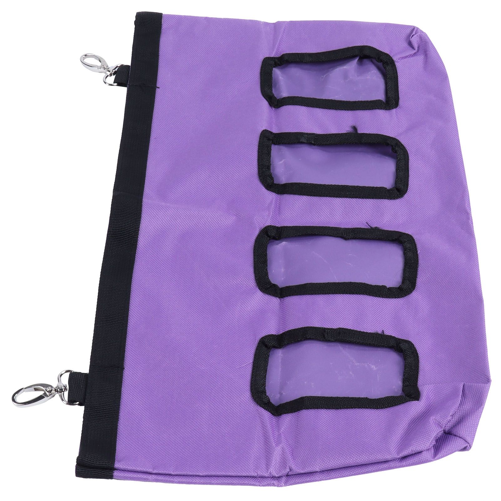 Rabbit Feeder Bag Hanging Feeding Tote with 4 Holes for Small Animals Feeding view 4