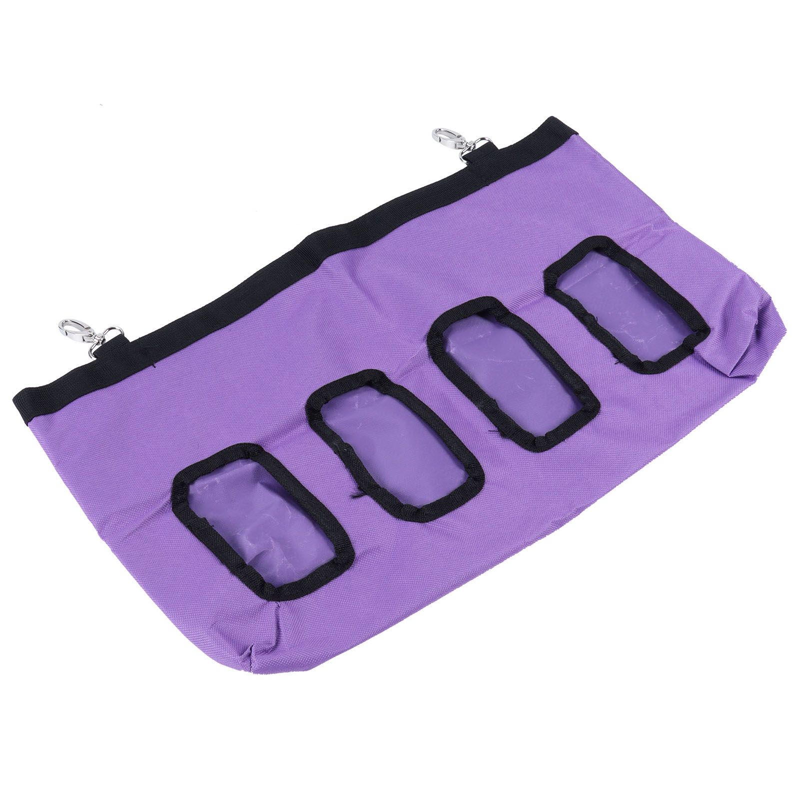 Rabbit Feeder Bag Hanging Feeding Tote with 4 Holes for Small Animals Feeding view 7