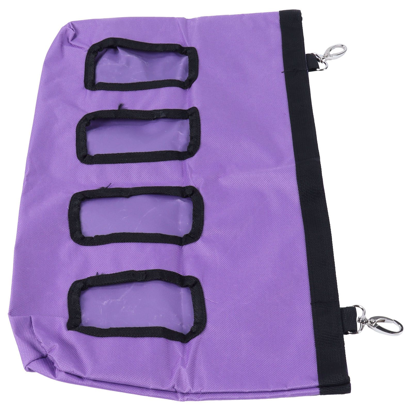 Rabbit Feeder Bag Hanging Feeding Tote with 4 Holes for Small Animals Feeding view 8