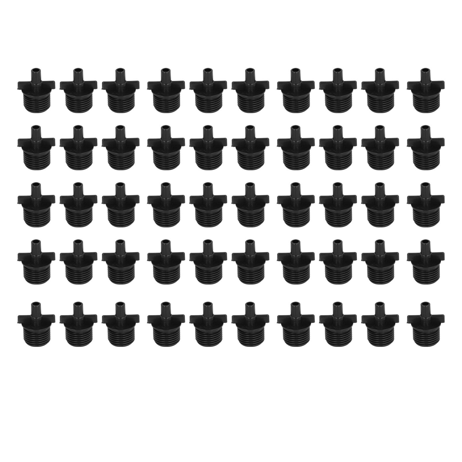 50PCS G1/2 7.5mm Male Thread Flat Connector for G Type Spray Nozzle Irrigation view 2