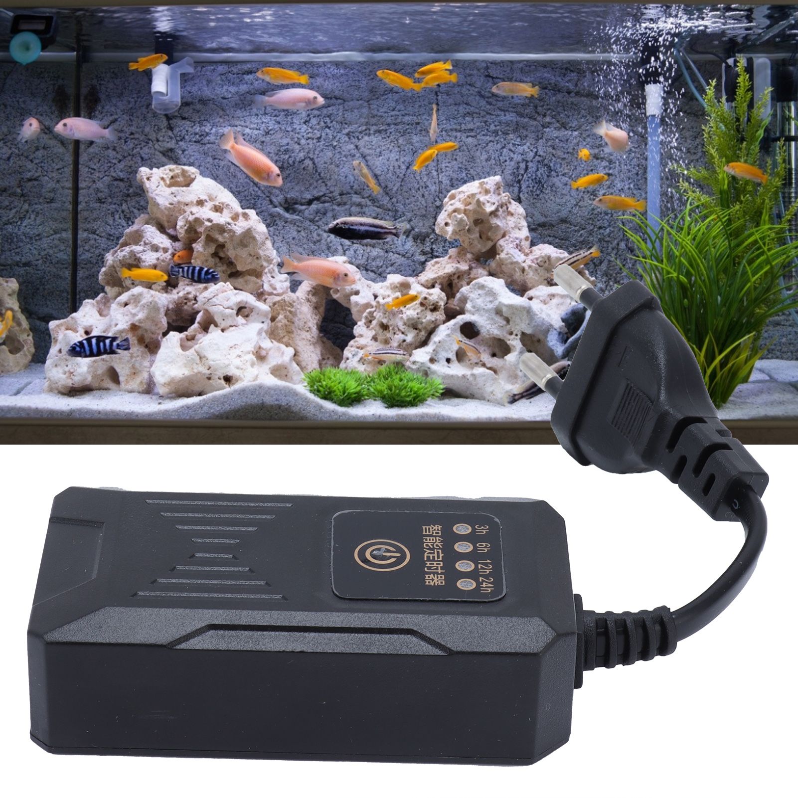 Fish Tank Timer Aquarium Light Timer Fish Tank Timing Socket Adjustable view 11
