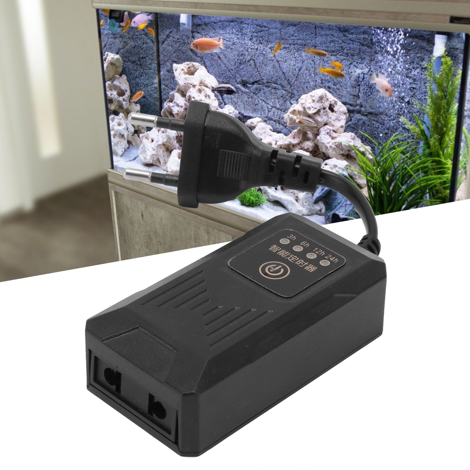 Fish Tank Timer Aquarium Light Timer Fish Tank Timing Socket Adjustable view 12