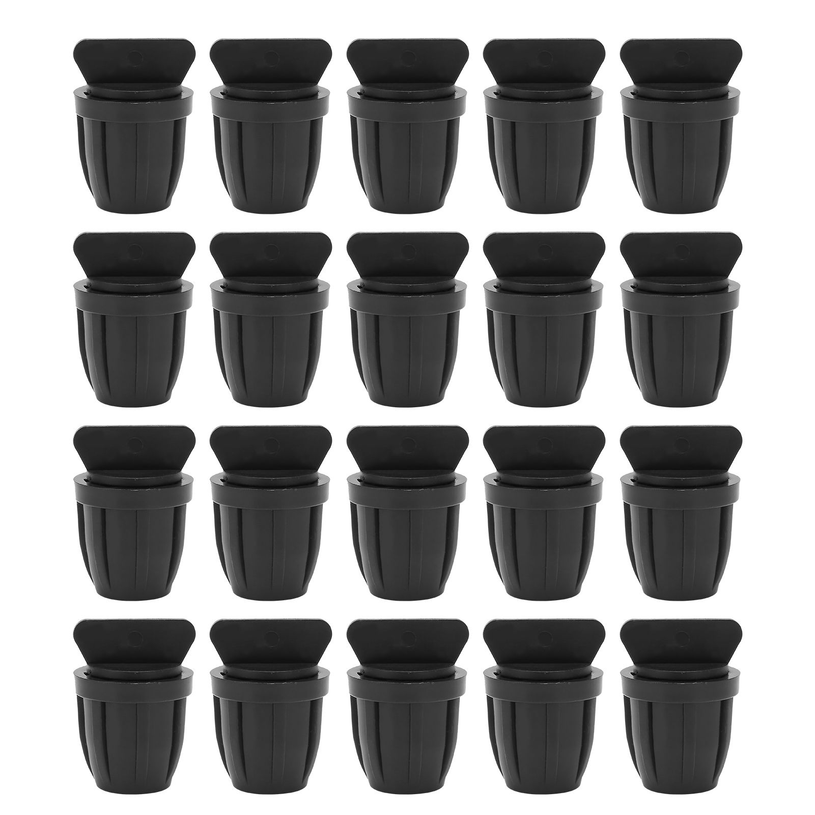20PCS 8/11 Hose End Plug with Lock Drip Barbed End Plug for Drip Irrigation Tubing view 2