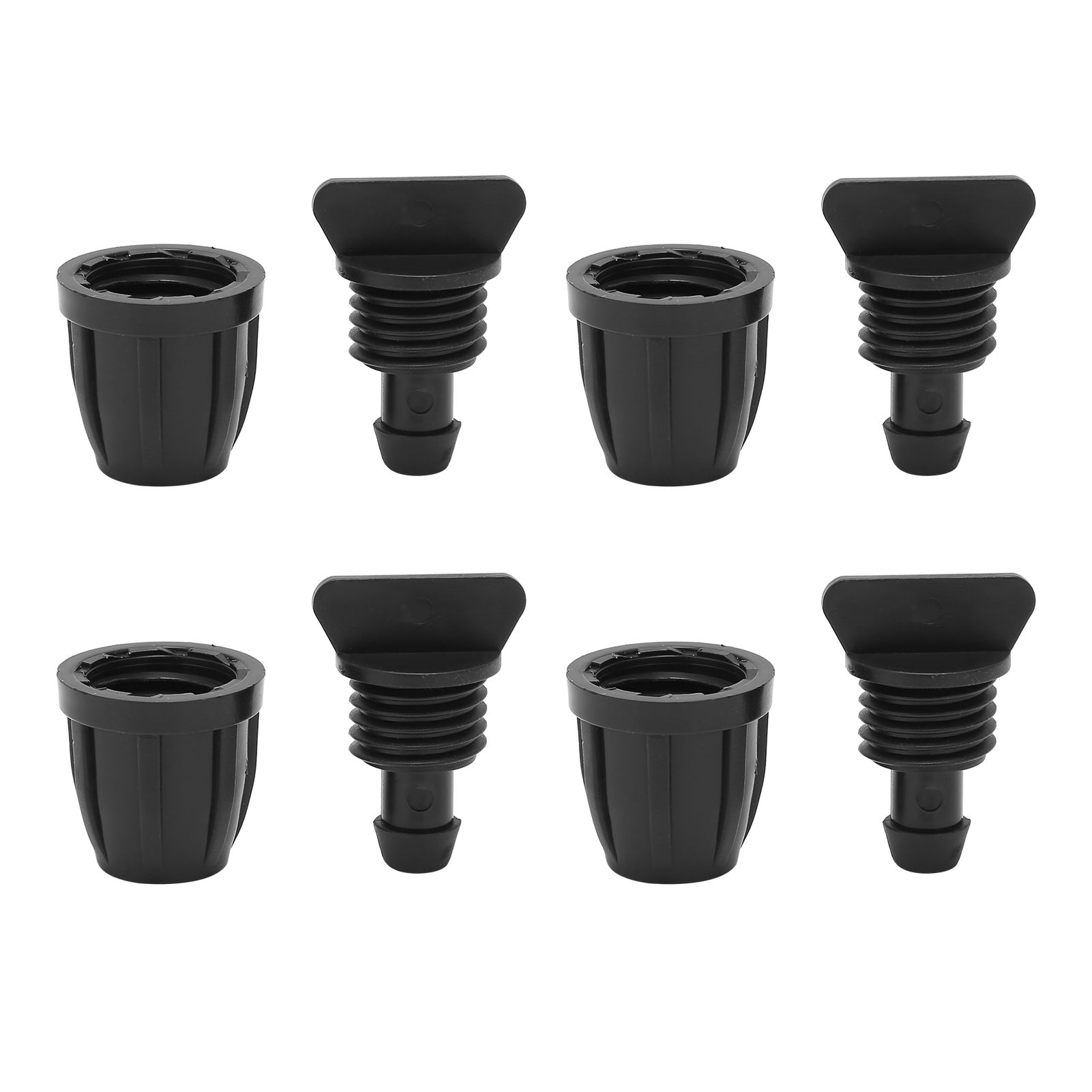 20PCS 8/11 Hose End Plug with Lock Drip Barbed End Plug for Drip Irrigation Tubing view 5