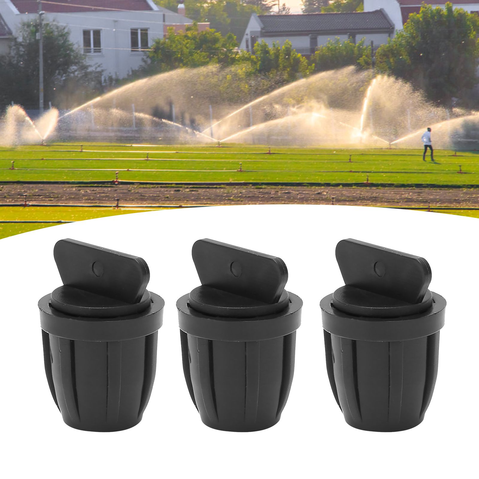20PCS 8/11 Hose End Plug with Lock Drip Barbed End Plug for Drip Irrigation Tubing view 11