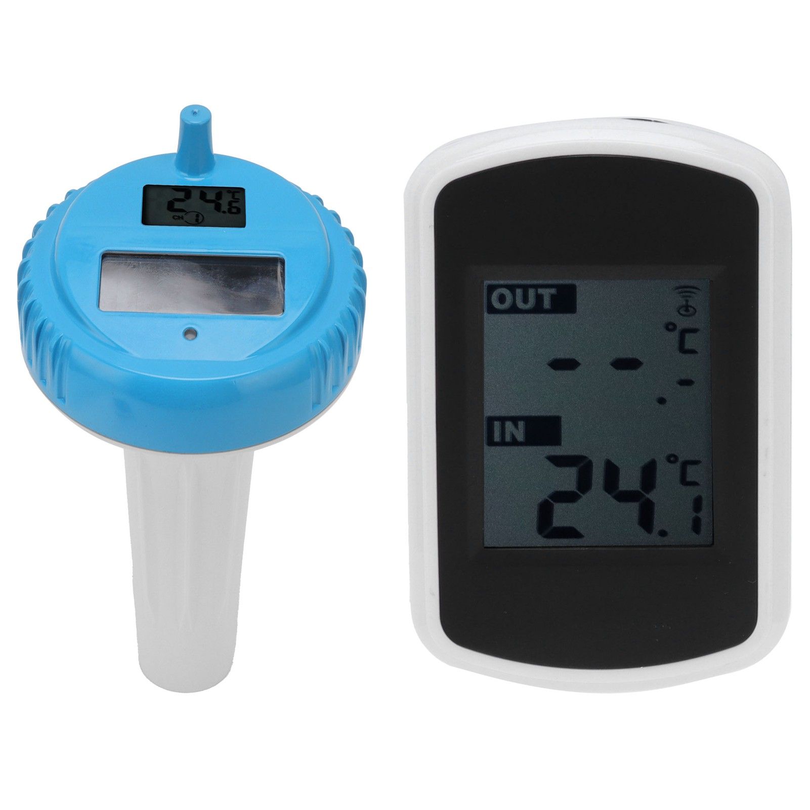 Floating Solar Wireless Thermometer Waterproof Swimming Pool Water Temperature