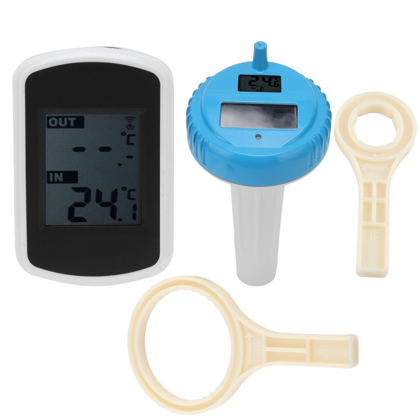 Floating Solar Wireless Thermometer Waterproof Swimming Pool Water Temperature view 2