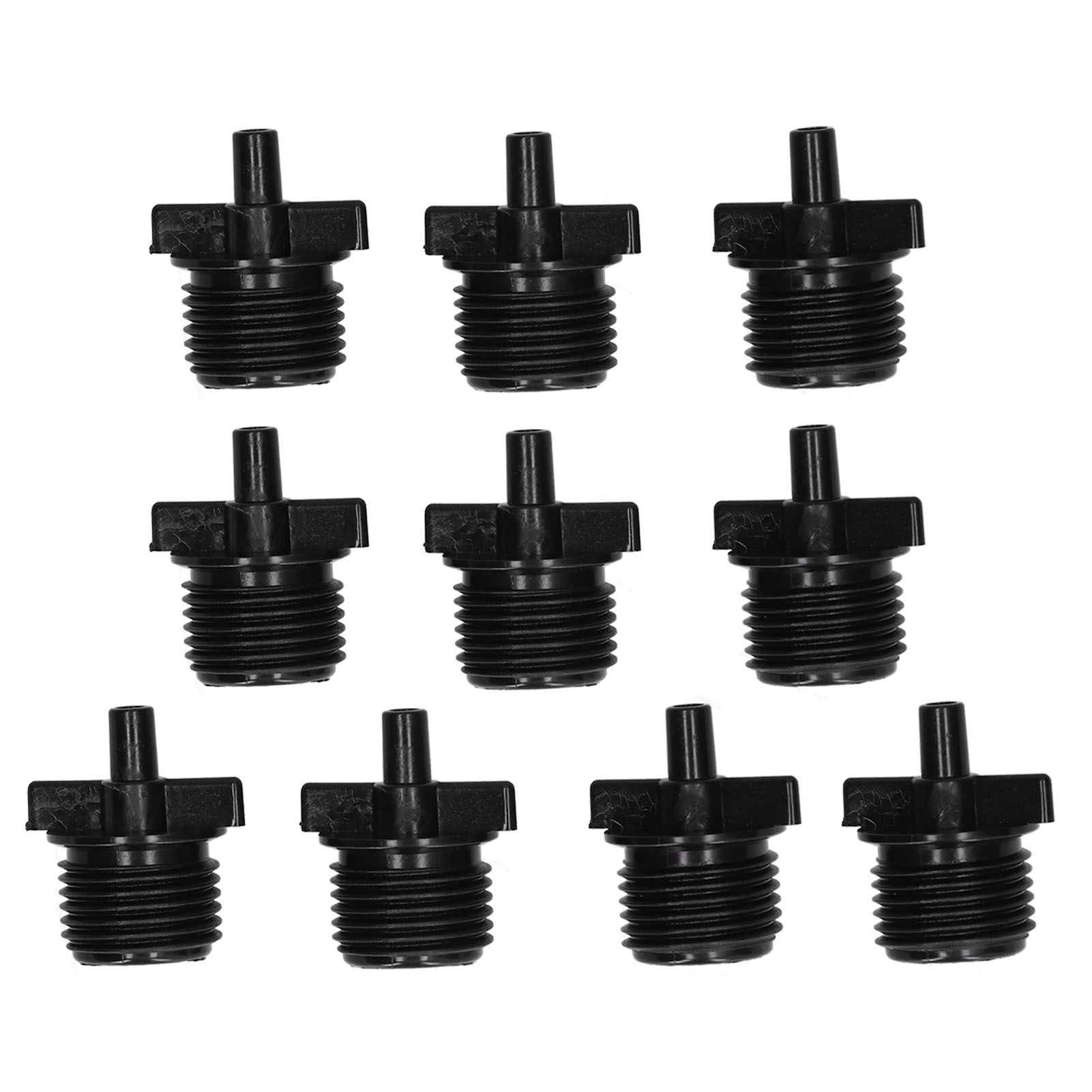 50PCS G1/2 6mm Male Thread Flat Connector for Misting Spray Nozzle Irrigation view 2