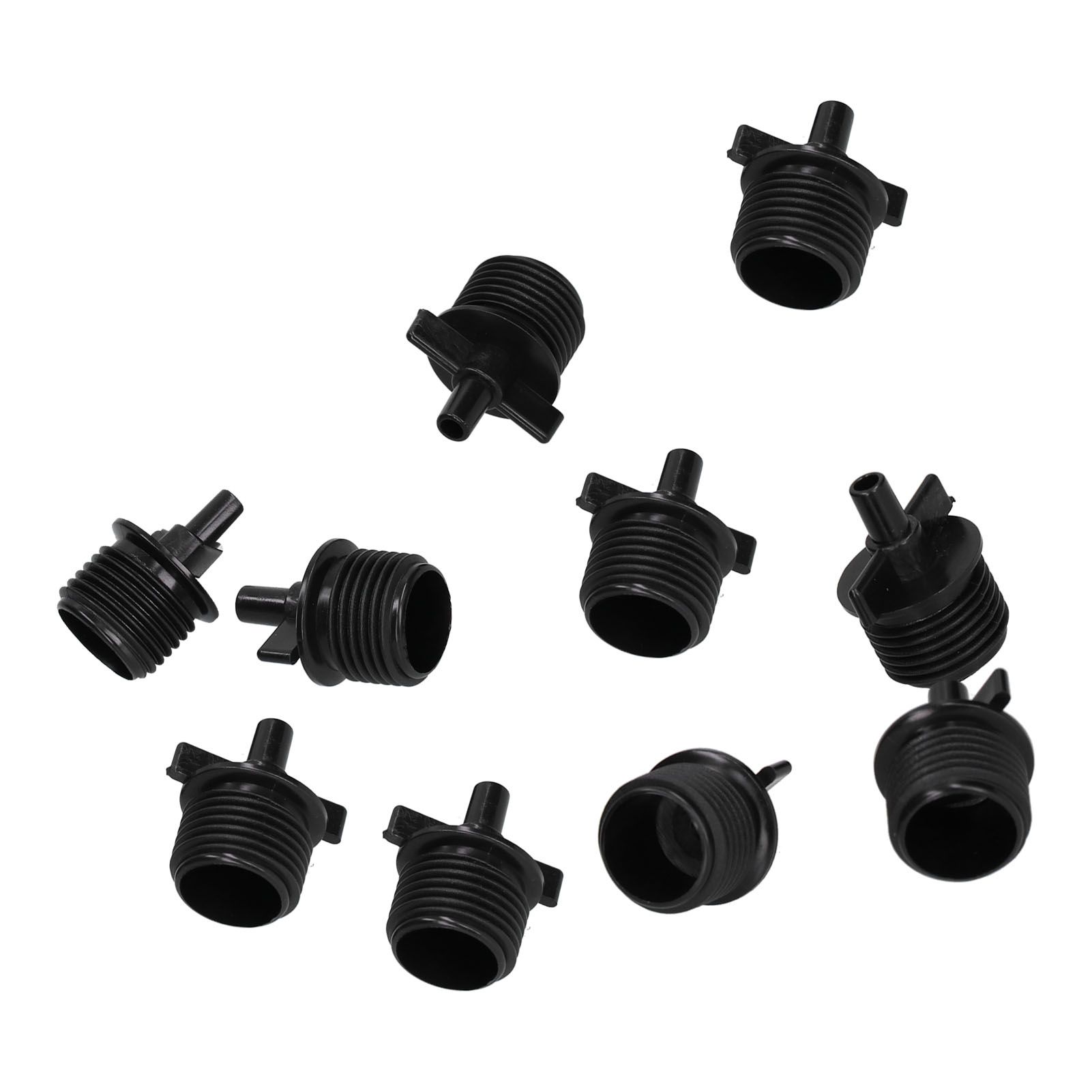 50PCS G1/2 6mm Male Thread Flat Connector for Misting Spray Nozzle Irrigation view 3