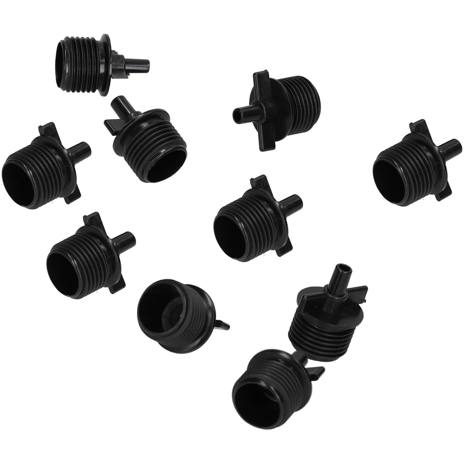 50PCS G1/2 6mm Male Thread Flat Connector for Misting Spray Nozzle Irrigation view 4