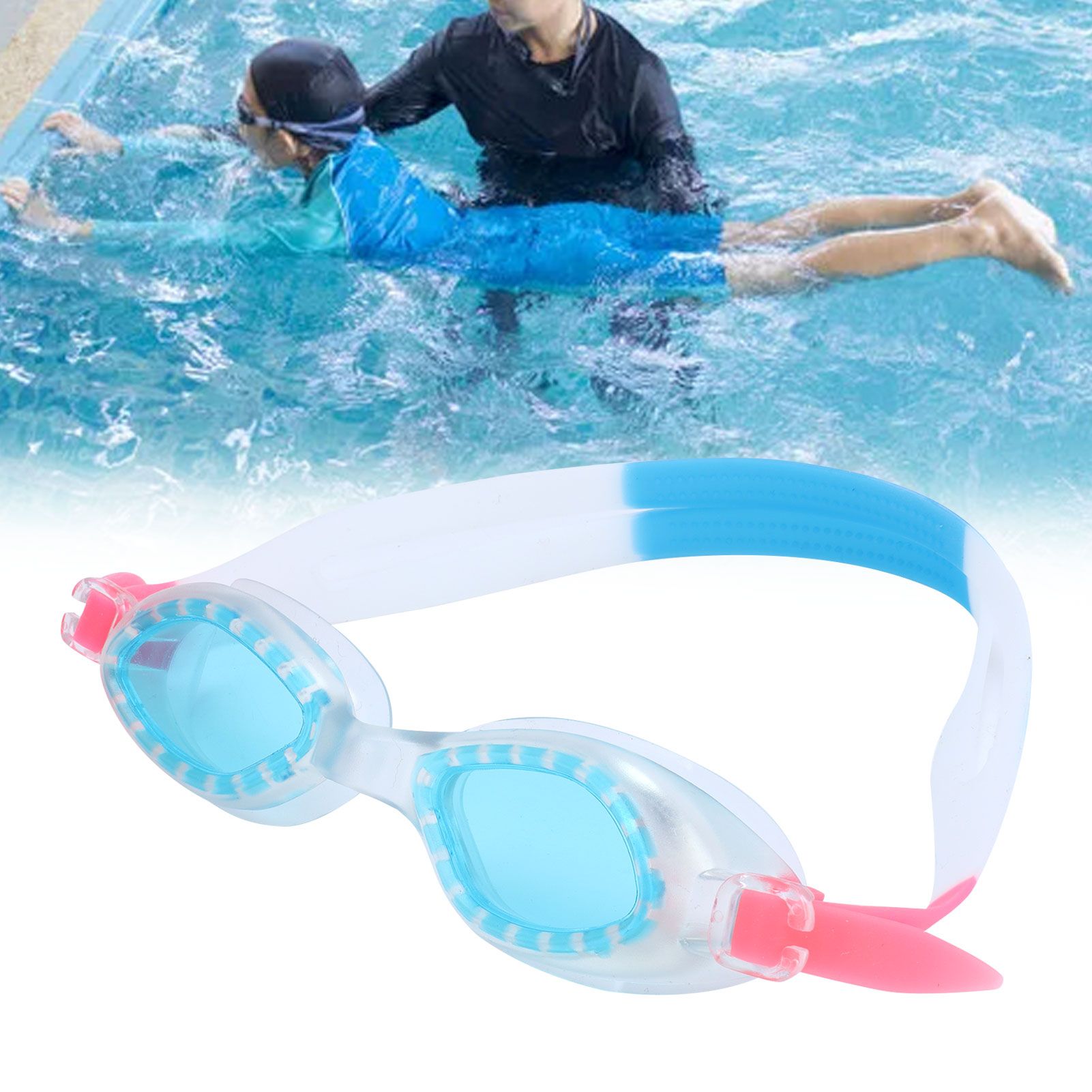 Swim Glasses Waterproof AntiFog Leakproof Swimming Goggles with Storage Box view 11