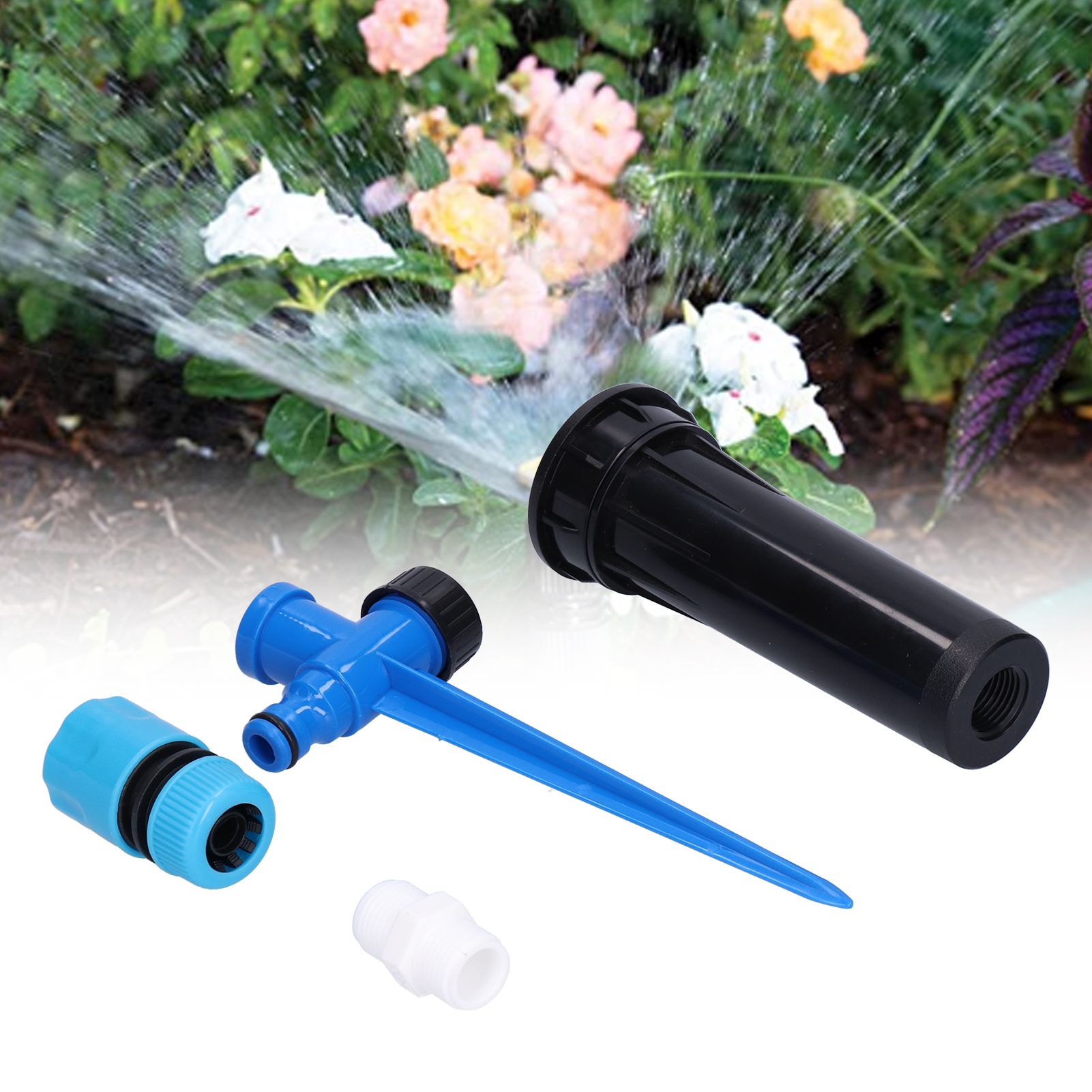 G1/2 Adjustable Sprinkler 360° Automatic Rotating Nozzle Garden Lawn view 12