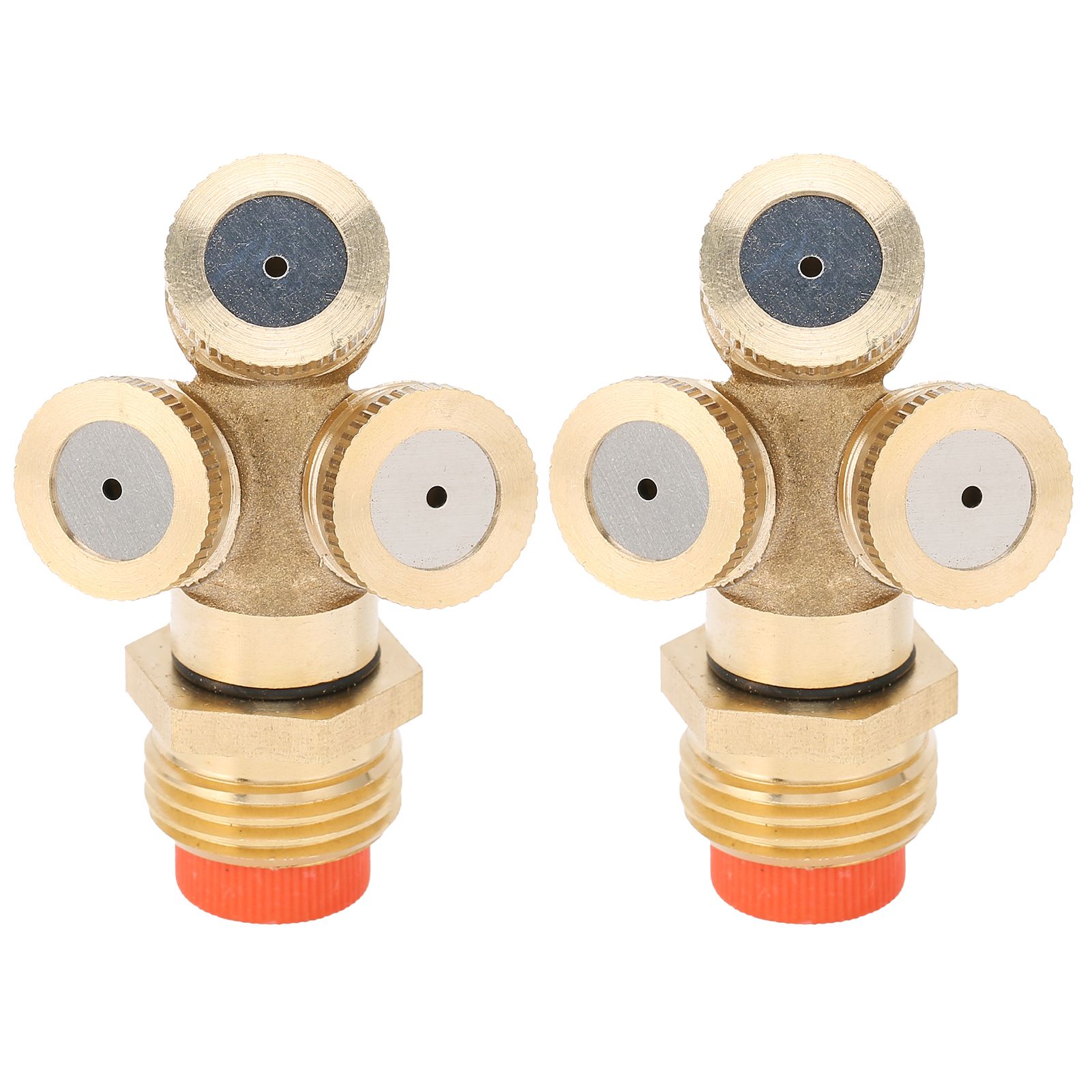 2PCS G1/2 High Pressure Spray Sprinkler 3 Hole Irrigation Nozzle Head with view 2