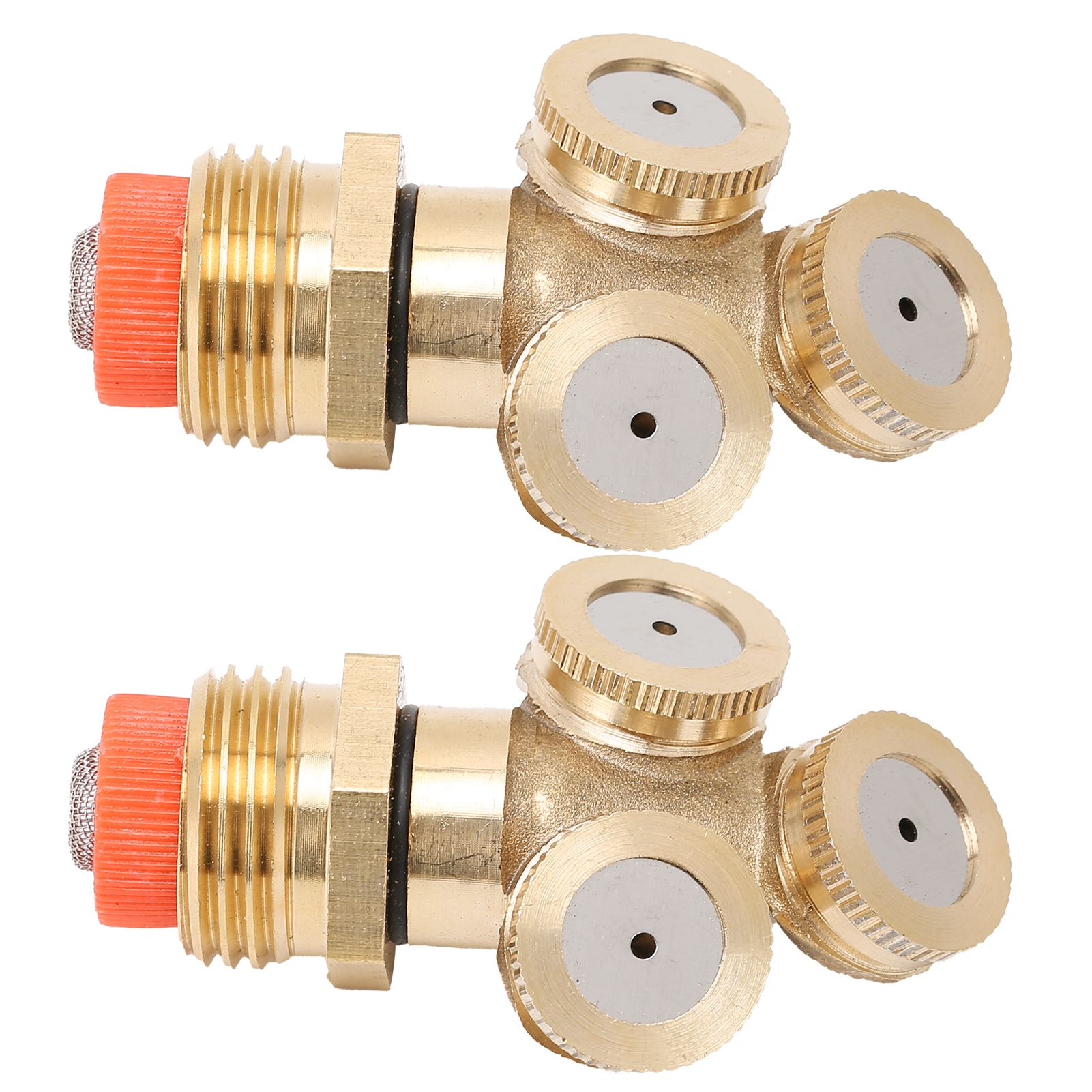 2PCS G1/2 High Pressure Spray Sprinkler 3 Hole Irrigation Nozzle Head with view 3
