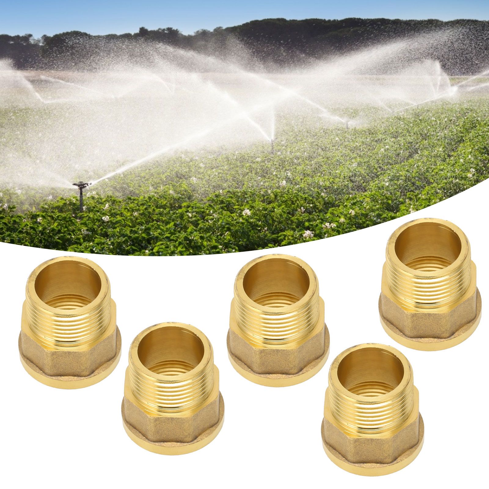5PCS G3/4 Female and Male Thread Hose Coupler Garden Hose Connector for view 11