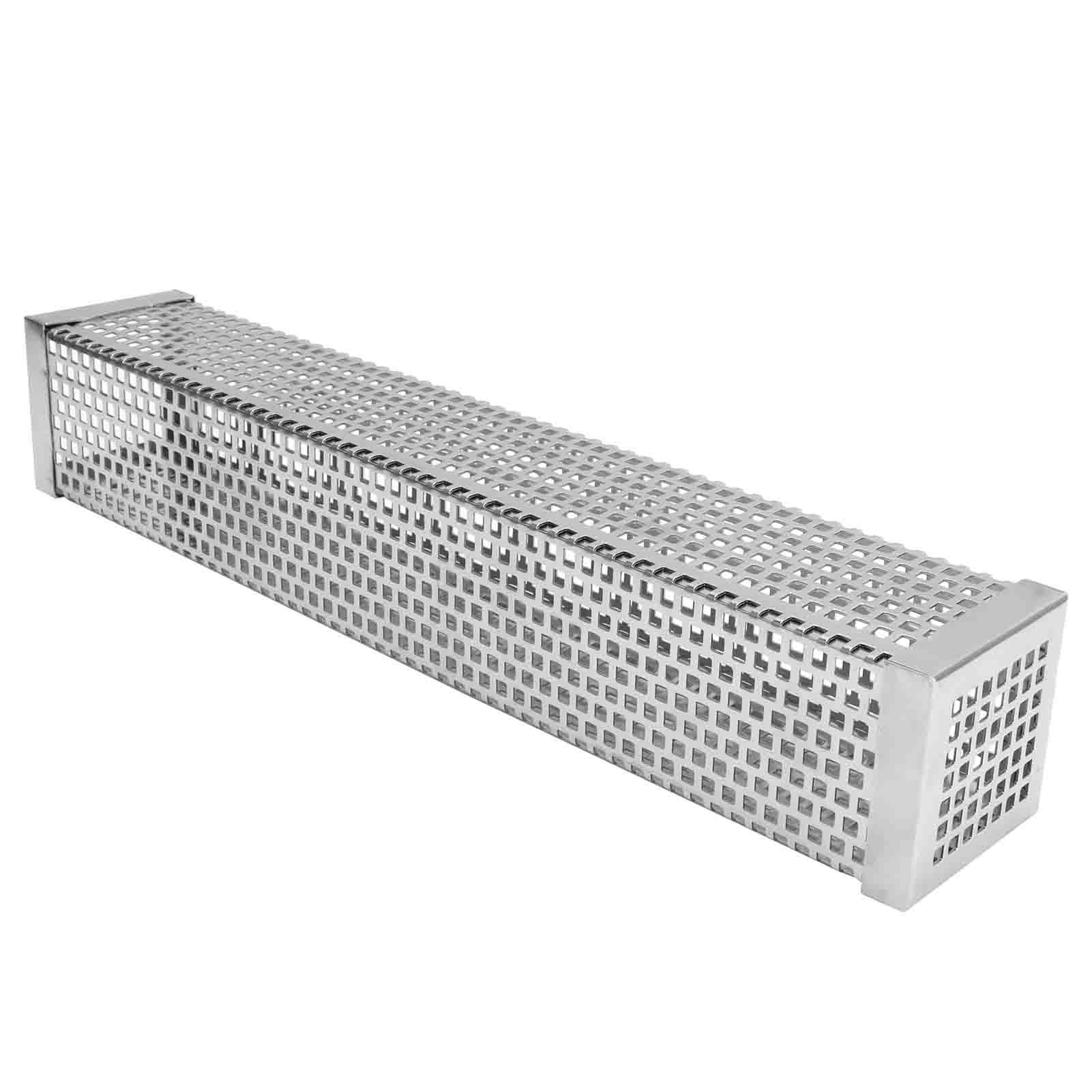 Square Shape Smoke Tube Stainless Steel BBQ Charcoal Grill Smoker Tube view 3