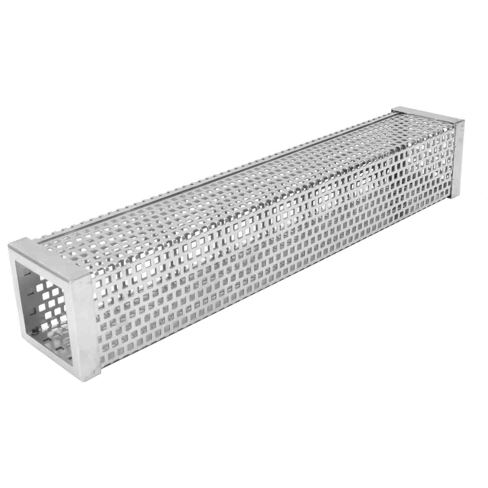 Square Shape Smoke Tube Stainless Steel BBQ Charcoal Grill Smoker Tube view 4