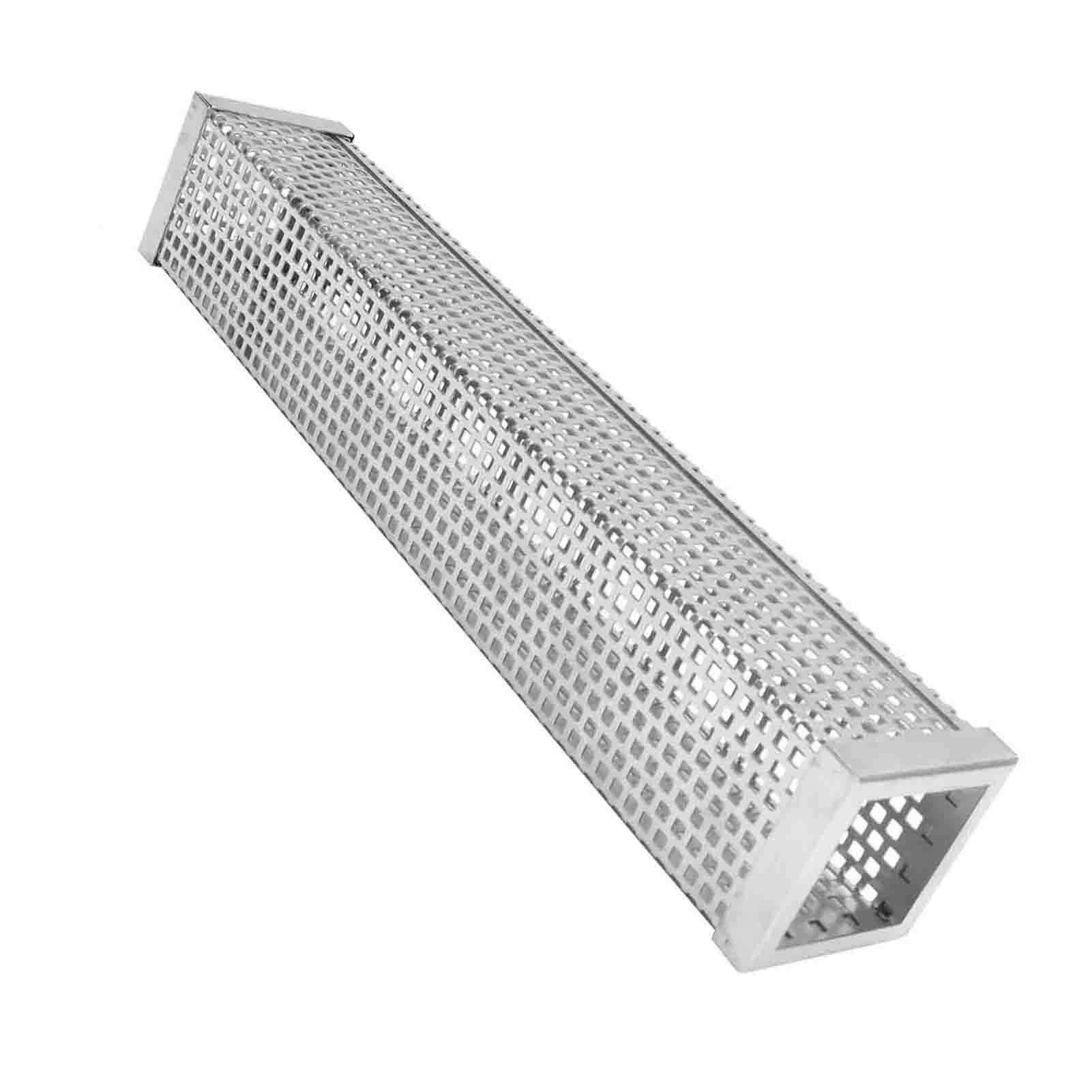 Square Shape Smoke Tube Stainless Steel BBQ Charcoal Grill Smoker Tube view 8