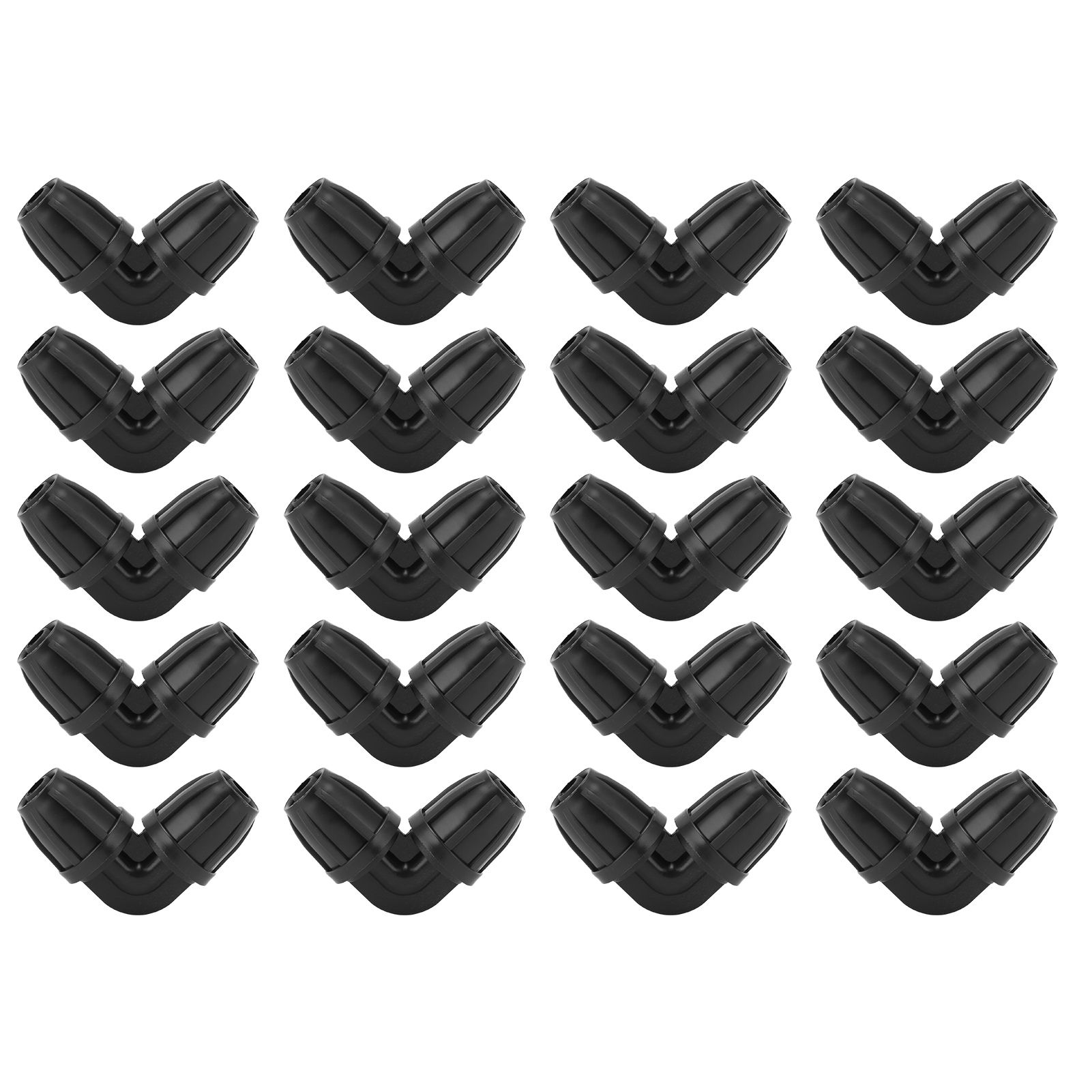 20Pcs 8/11 Elbow with Lock Garden Hose Connector Adapter Garden Drip view 2