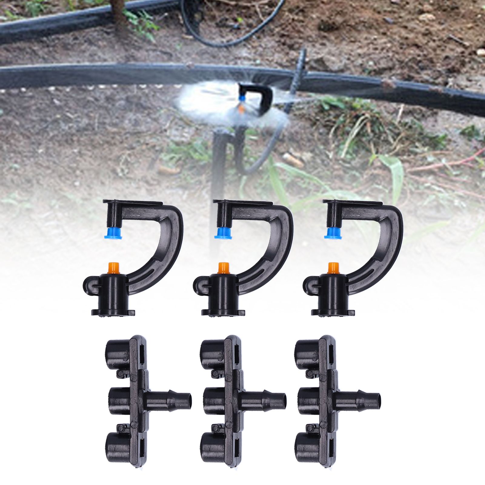 20Set GType Refractive Mist Nozzle Irrigation Sprinkler Head for Garden Greenhouse view 11