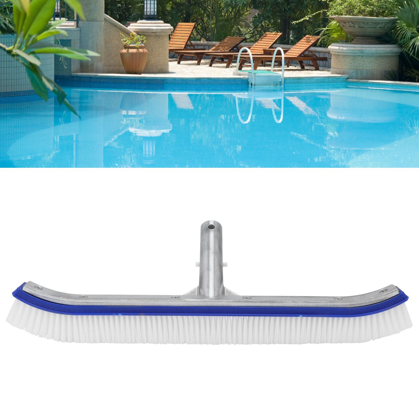 Swimming Pool Cleaning Brush Aluminum Handle Brush for Cleaning Wall Tiles Floors view 11