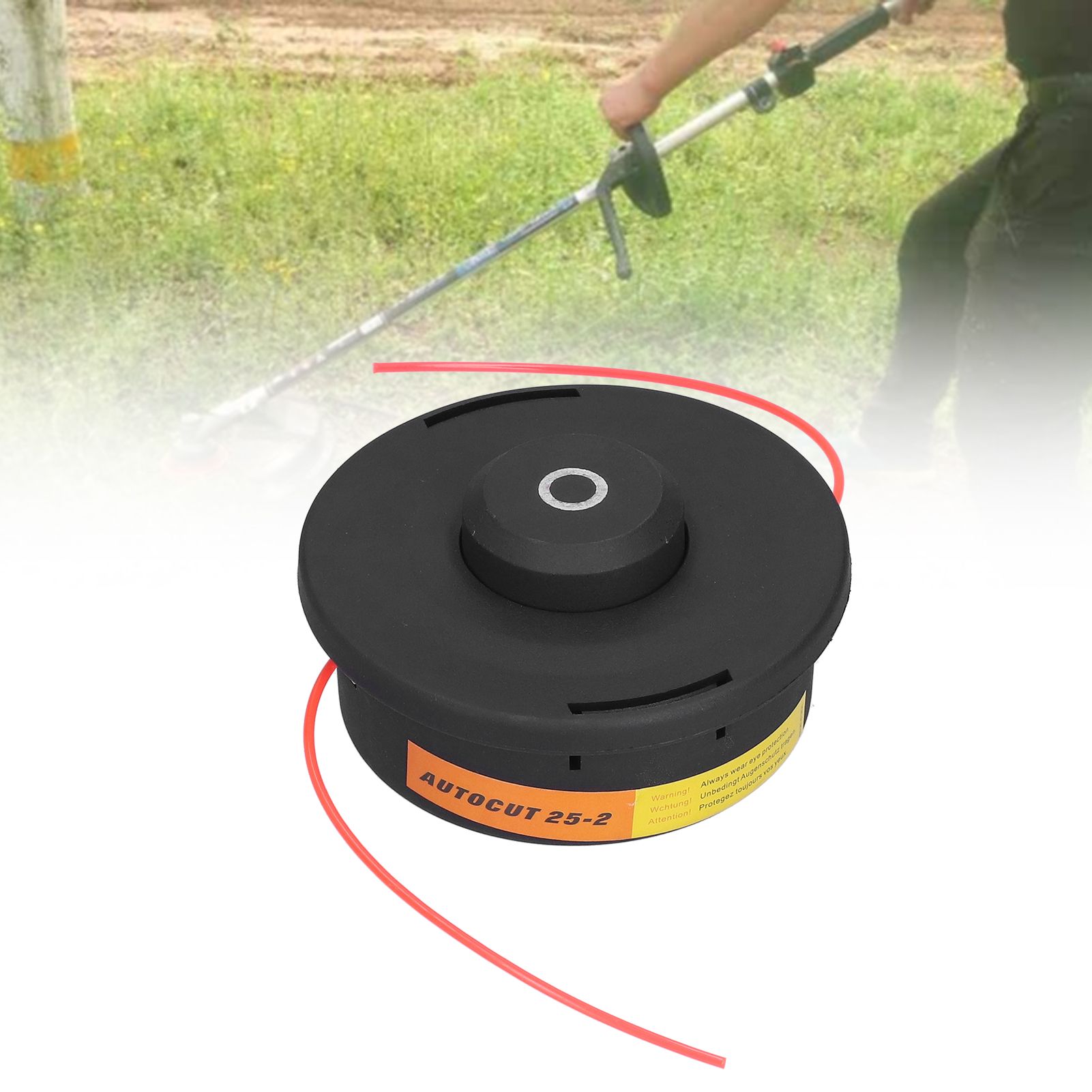 Trimmer Head with Nylon Trimmer Line Lawn Mower Accessories Garden Tools for view 11