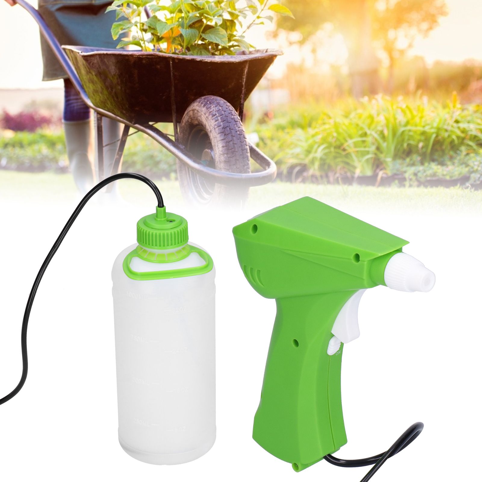 1L Mini Watering Bottle Portable Electric HandHeld Watering Sprayer Can Pot view 12