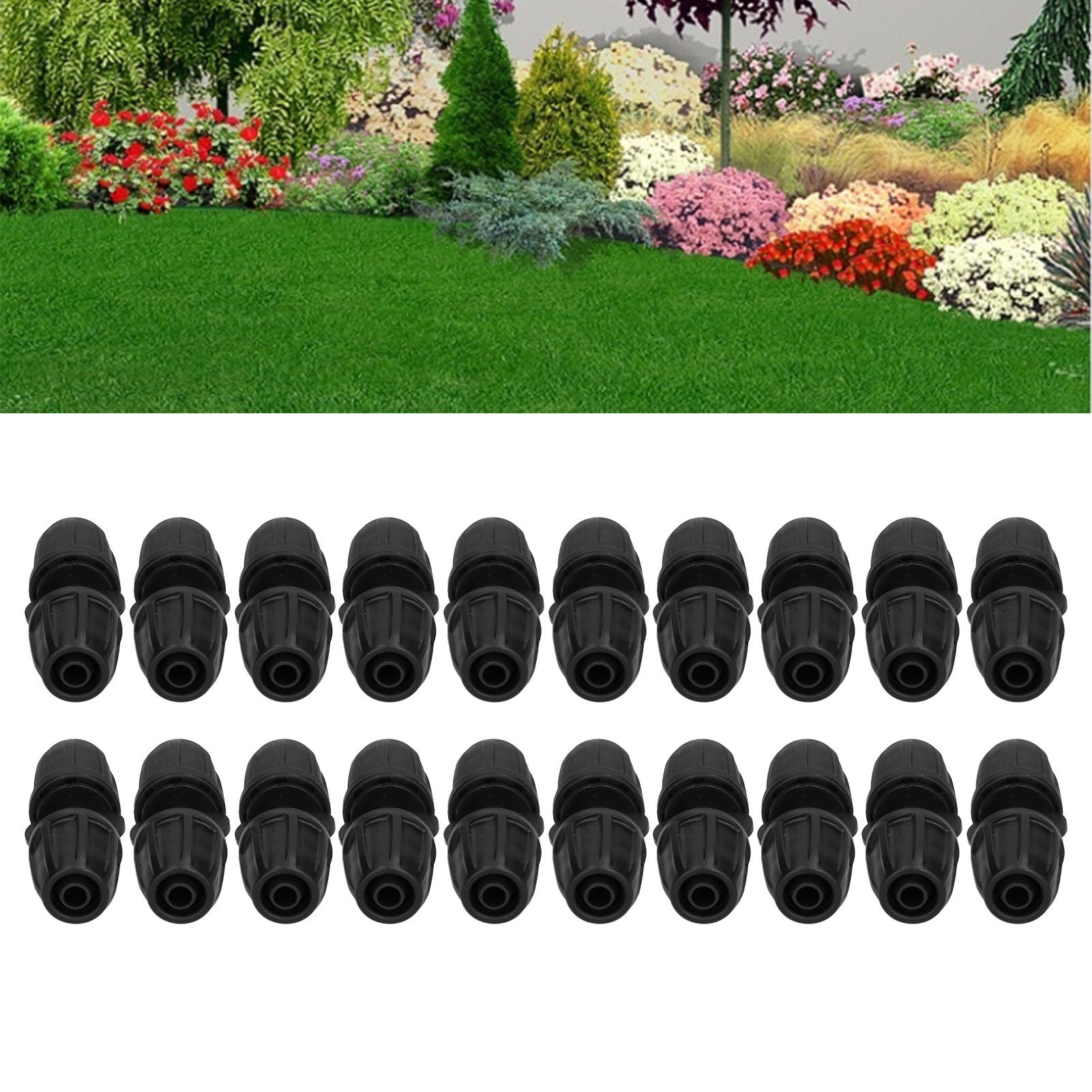 20PCS 8/11 Straight Hose Connector with Lock Garden Hose Connector Irrigation view 11