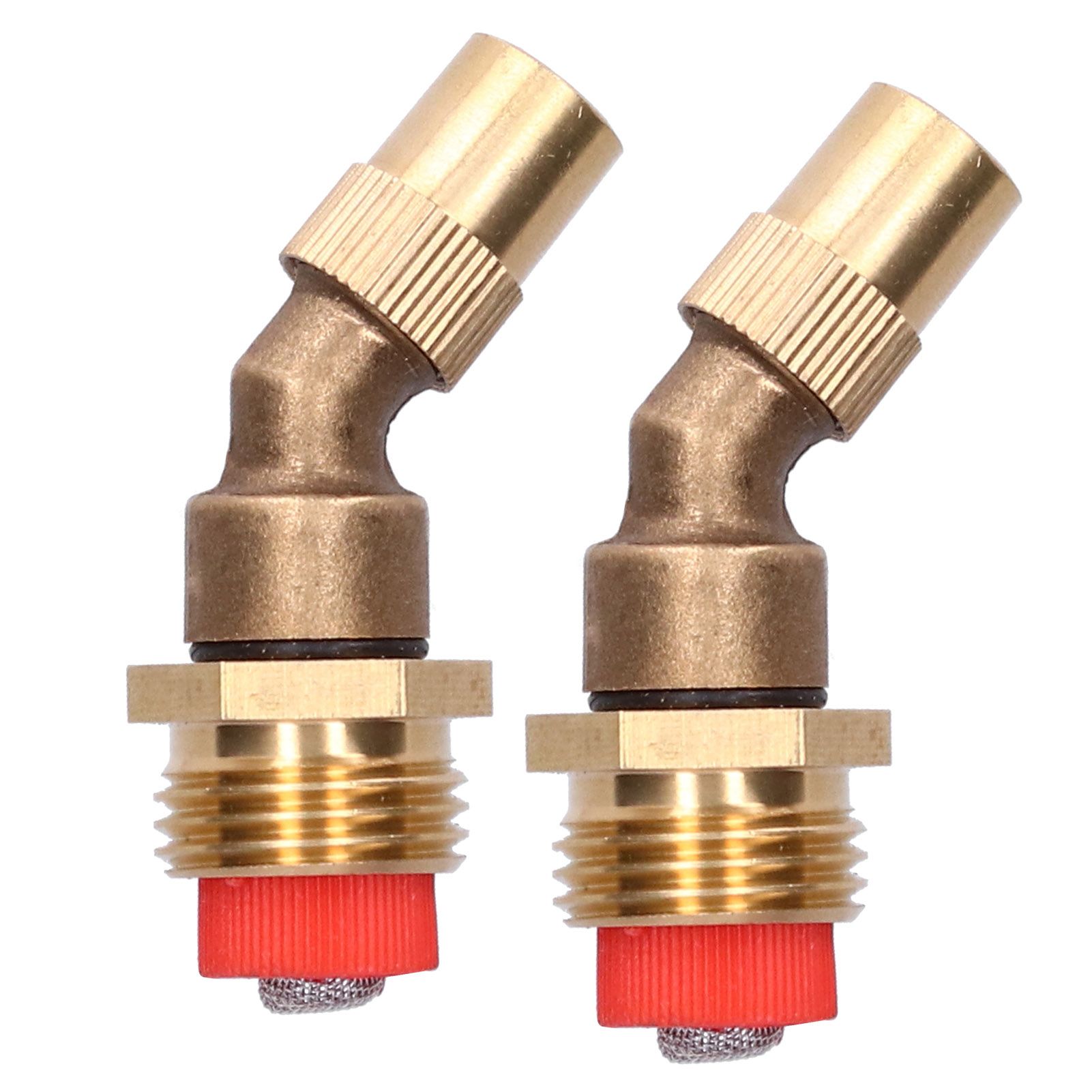 2Pcs Adjustable Atomizing Elbow Sprayer with Filter G1/2 Male Thread view 2